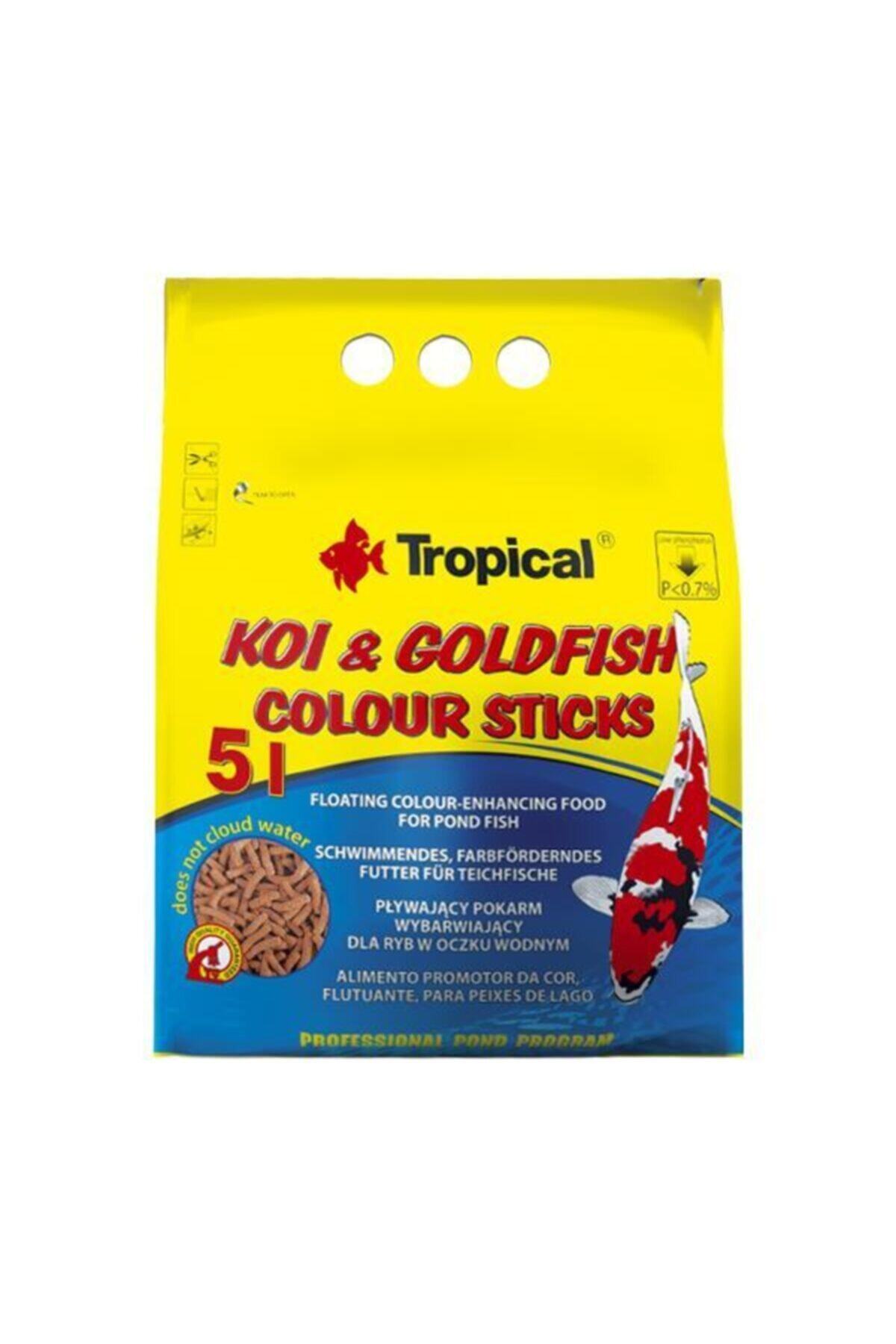 Tropical Koi Ve Goldfish Colour Sticks 1000ml 90gr
