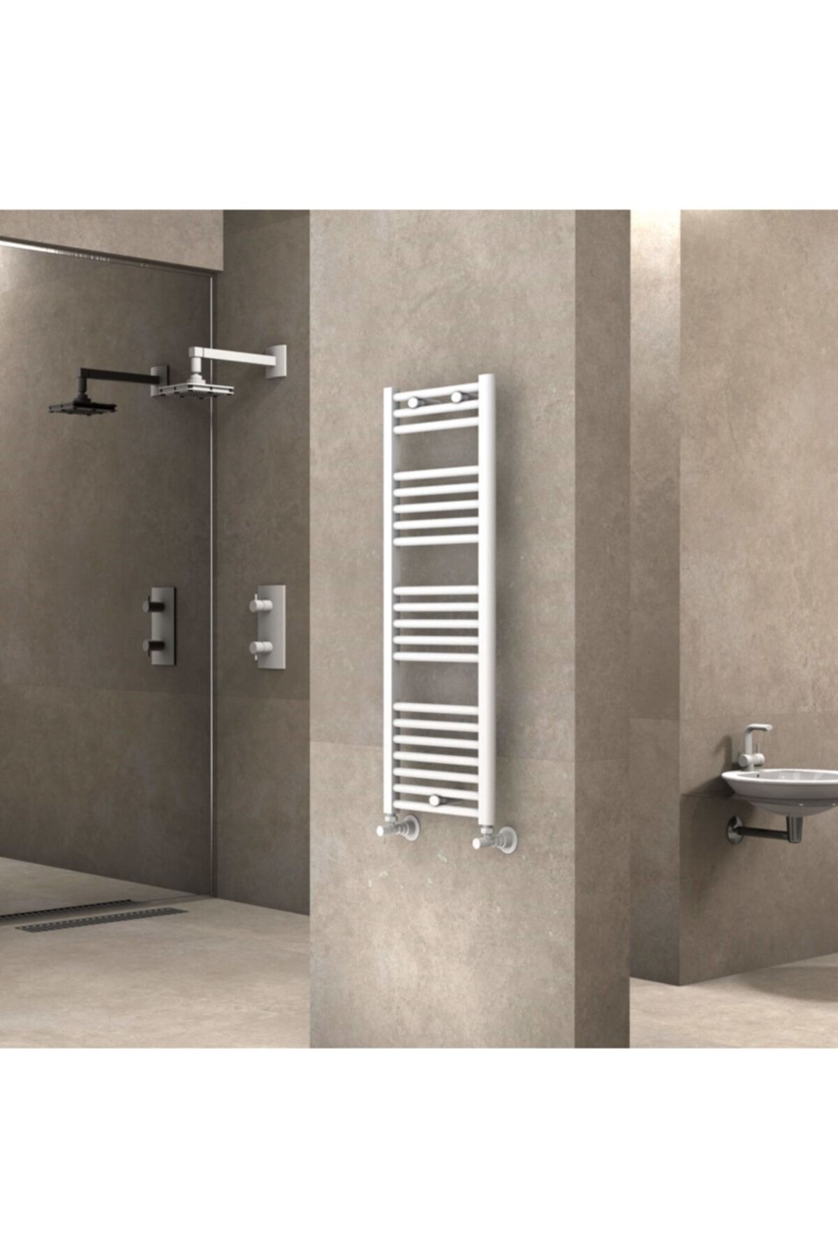 Radiva Banyo Ve Mutfak Için Havlupan 400x1100 Düz Beyaz