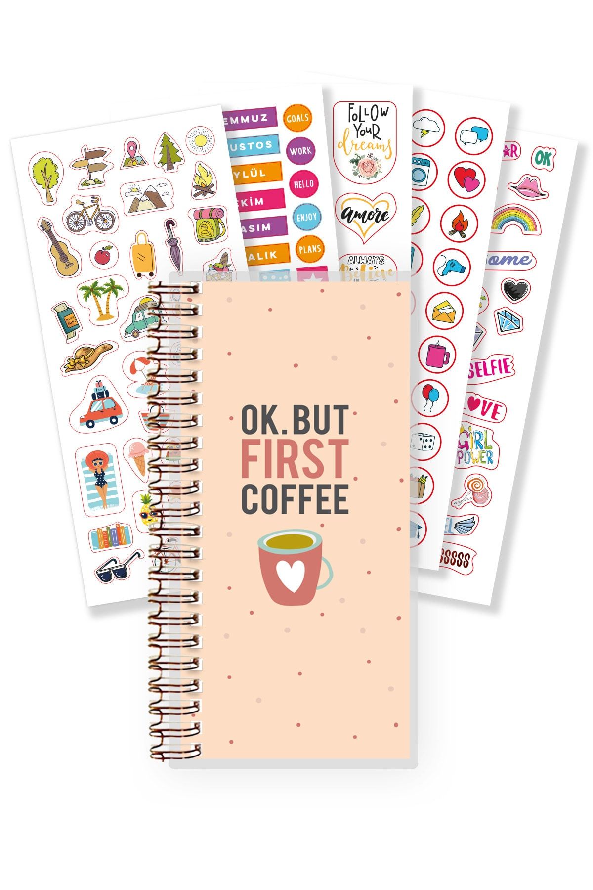 Miya Design Skinny Miya - But First Coffee Tarihsiz Planlayıcı