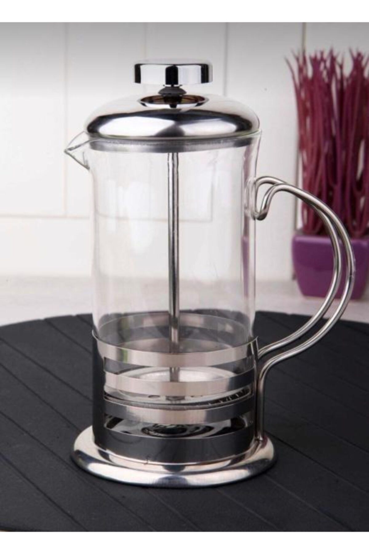 NESCO Cam Üzeri Çelik Kaplama Lüx 350ml French Press