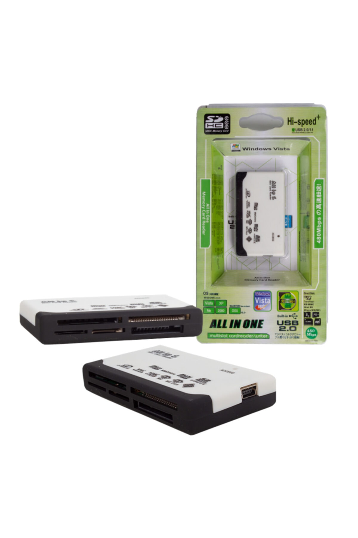 Powermaster Çoklu Kart Okuyucu All In 1 Cf Micro Sd Sd Mini Sd Sd Hc Card Reader Cf Kart Okuyucu