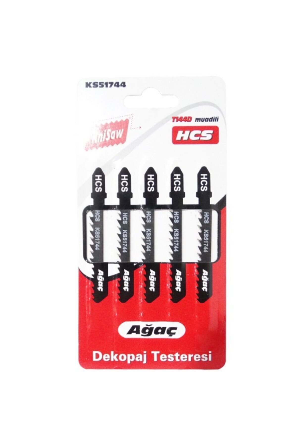 Knisaw Ks51744 Dekupaj Testere Bıçağı 100mm 5 Parça - Ahşap