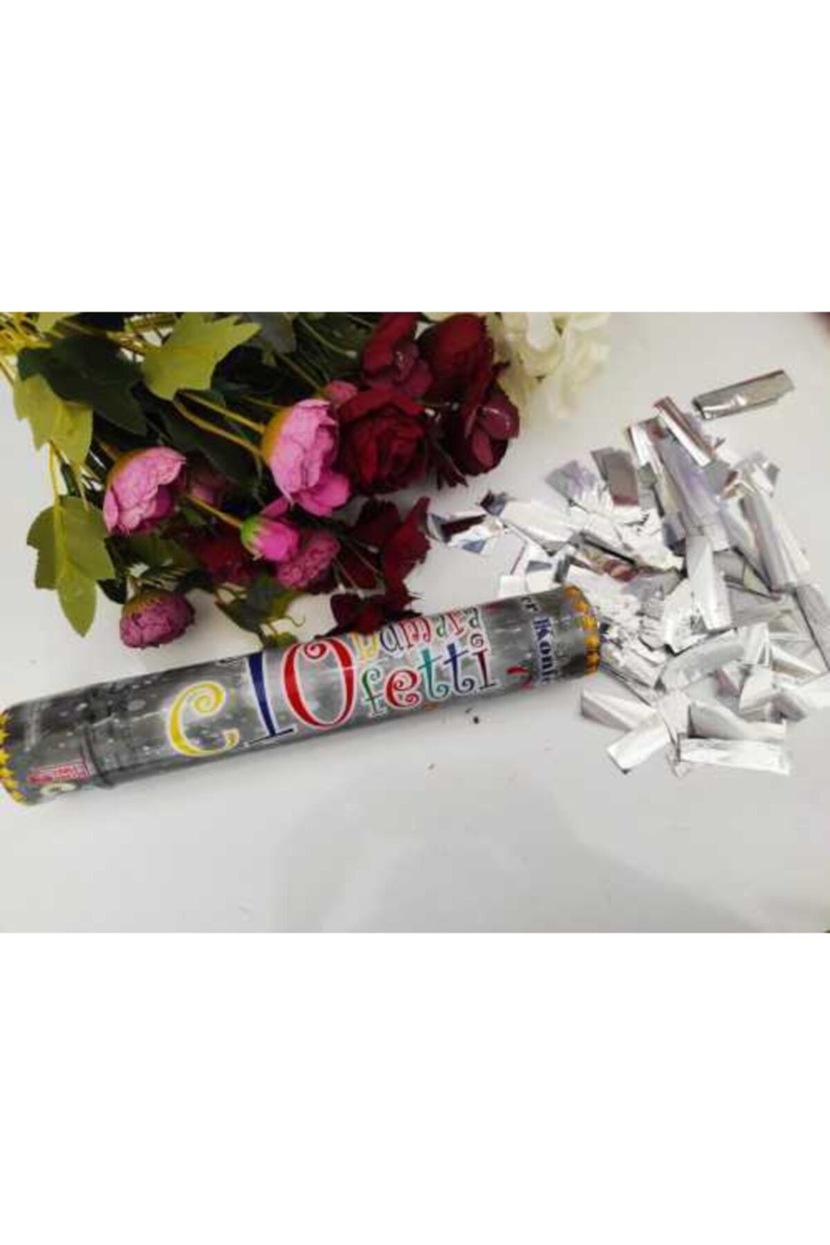 C10FETTİ Gümüş Konfeti - 10'lu