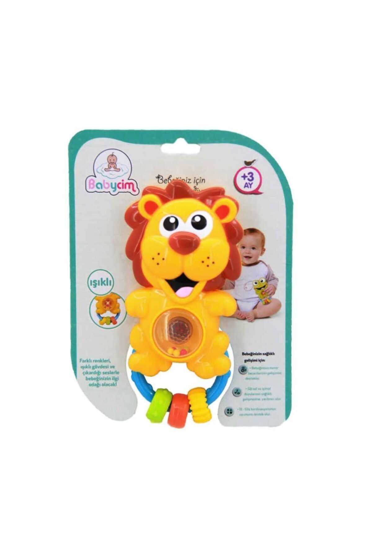 BABYCİM Pilli Aslan Çıngırak