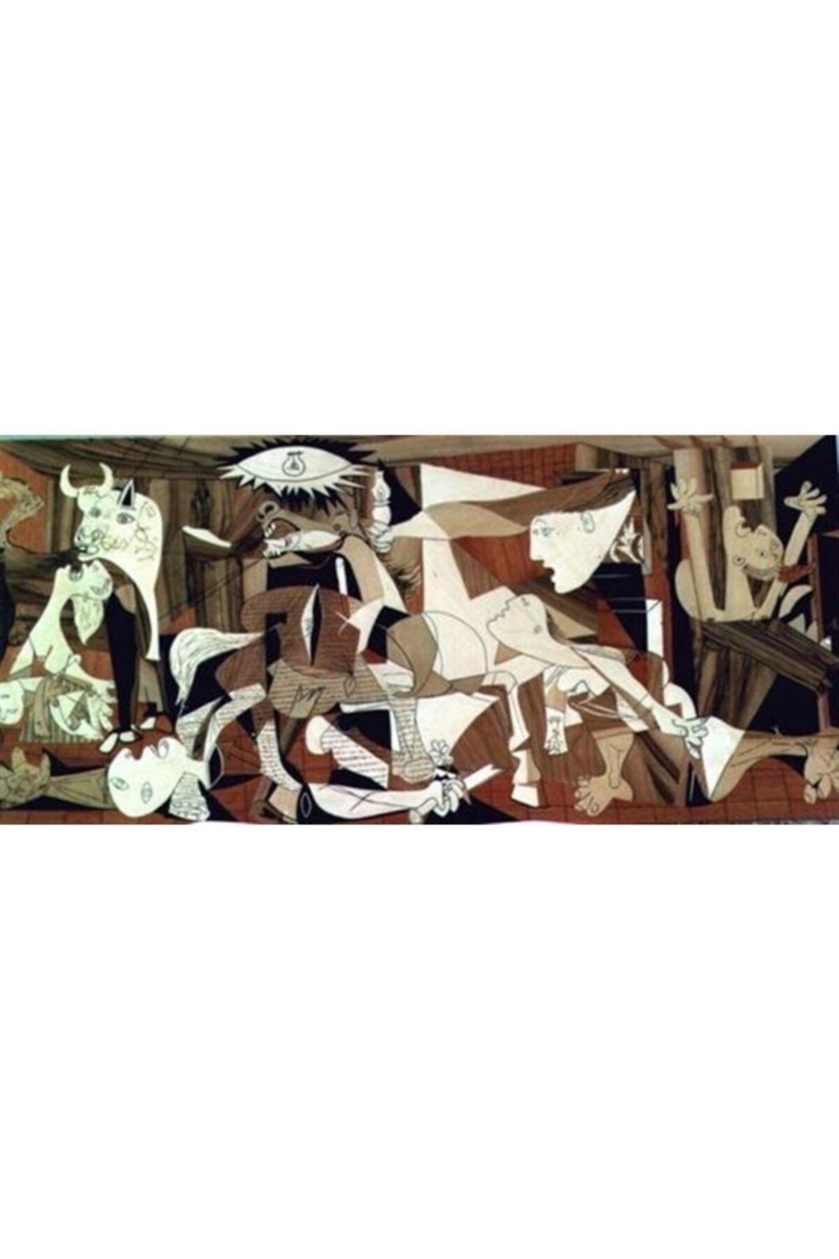 MARCEL SANAT Picasso Guernica Elmas Mozaik Tablo 109x51cm