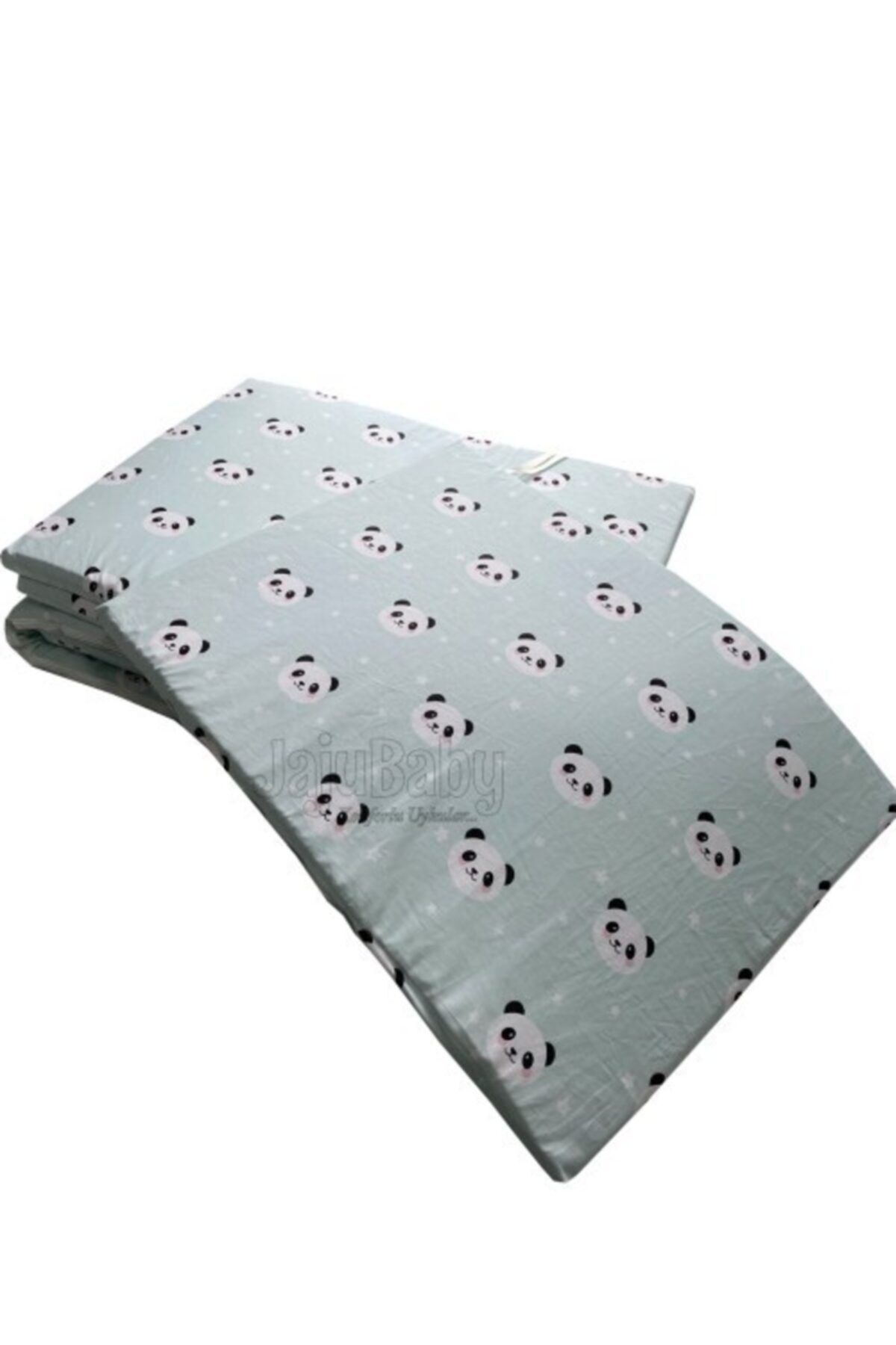Jaju Baby Yeşil Panda Beşik Kenar Koruma 60x120