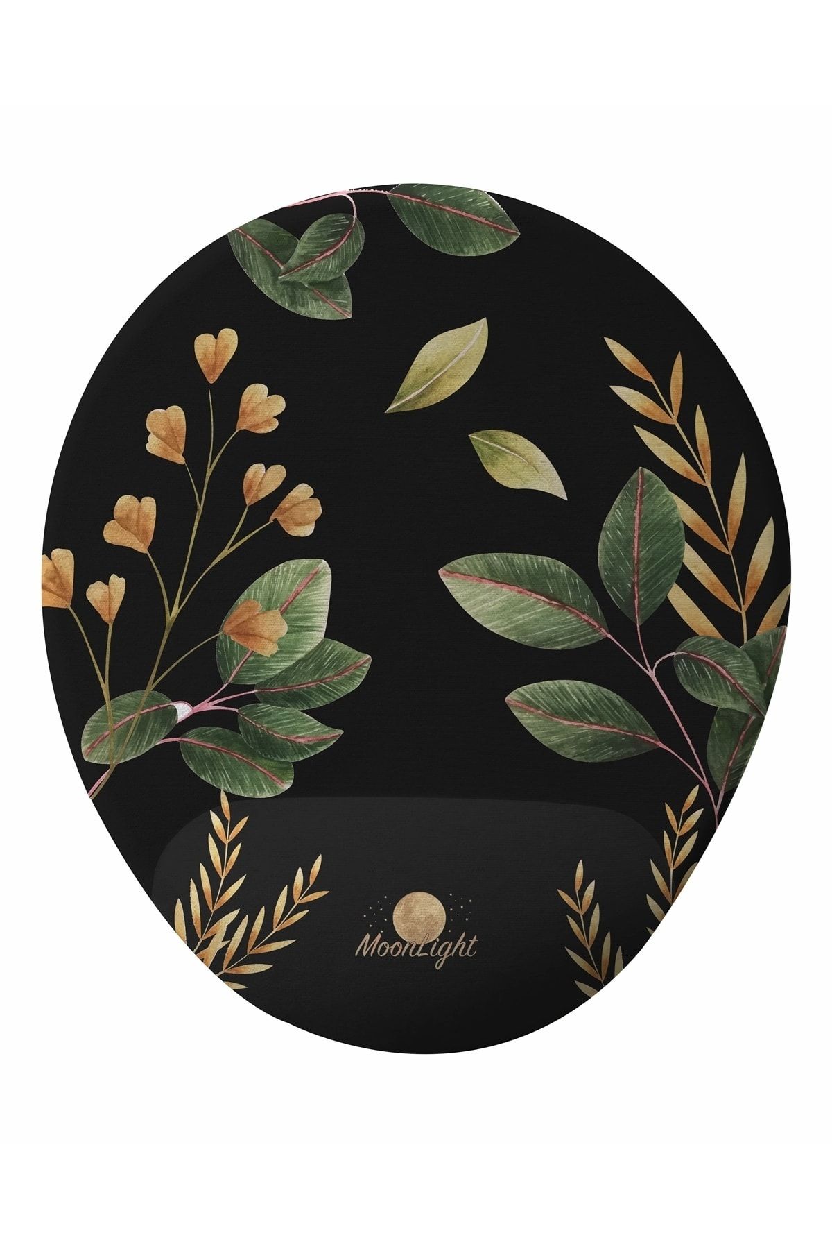 GameBoss Black Flower Bilek Destekli Tasarım Mouse Pad