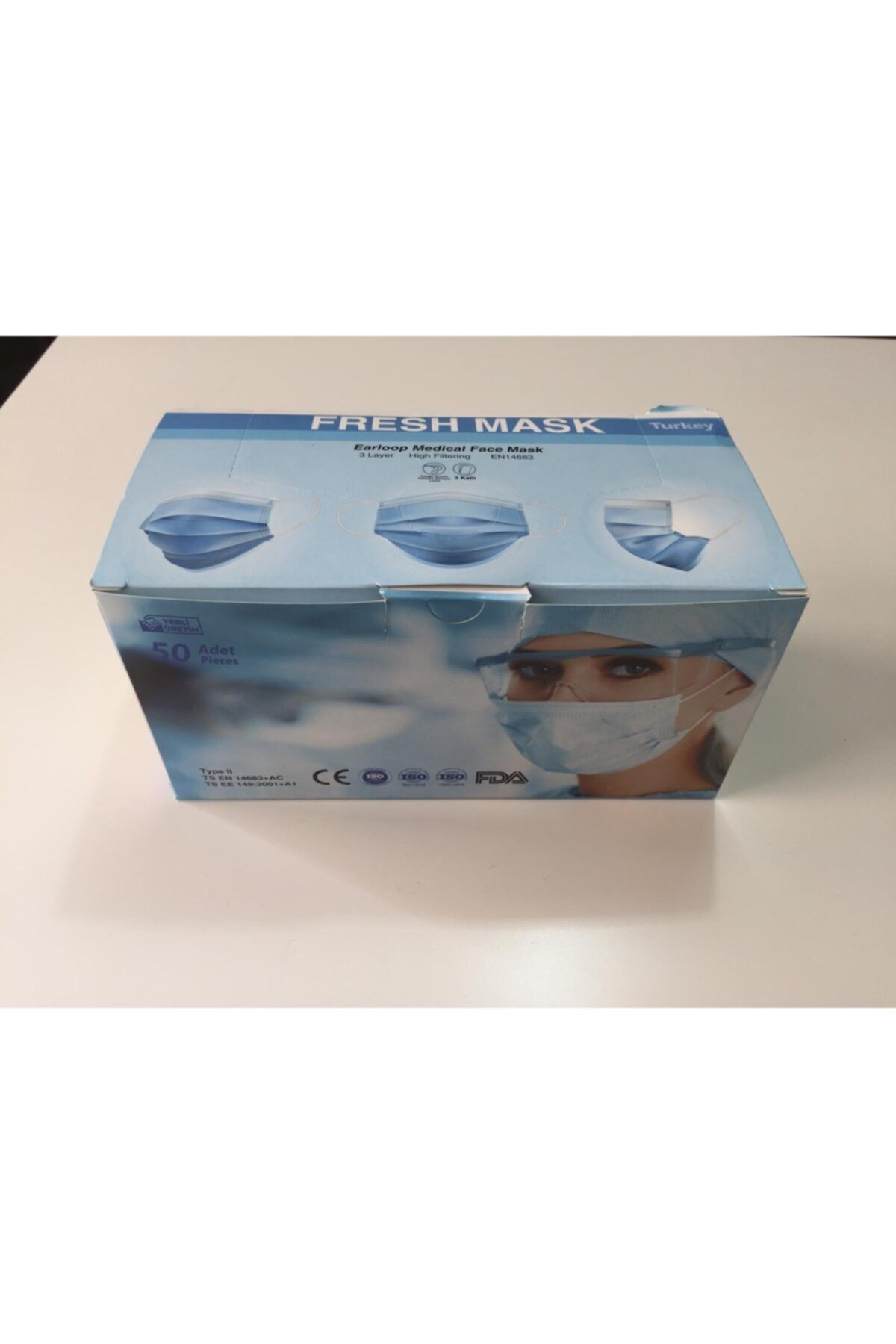 fresh 3 katli renkli cerrahi maske 50 li siyah fiyati yorumlari trendyol