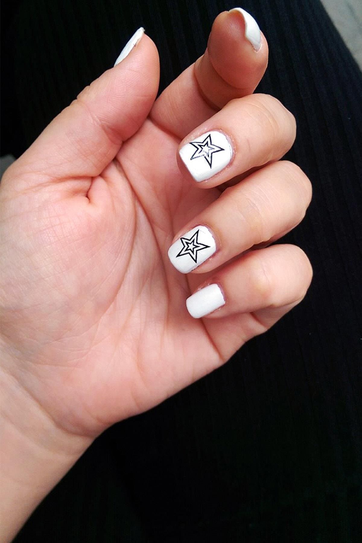 New Obsessions Yıldız Tırnak Dövmesi - Tırnak Tattoo - Nail Art - Tırnak Sticker