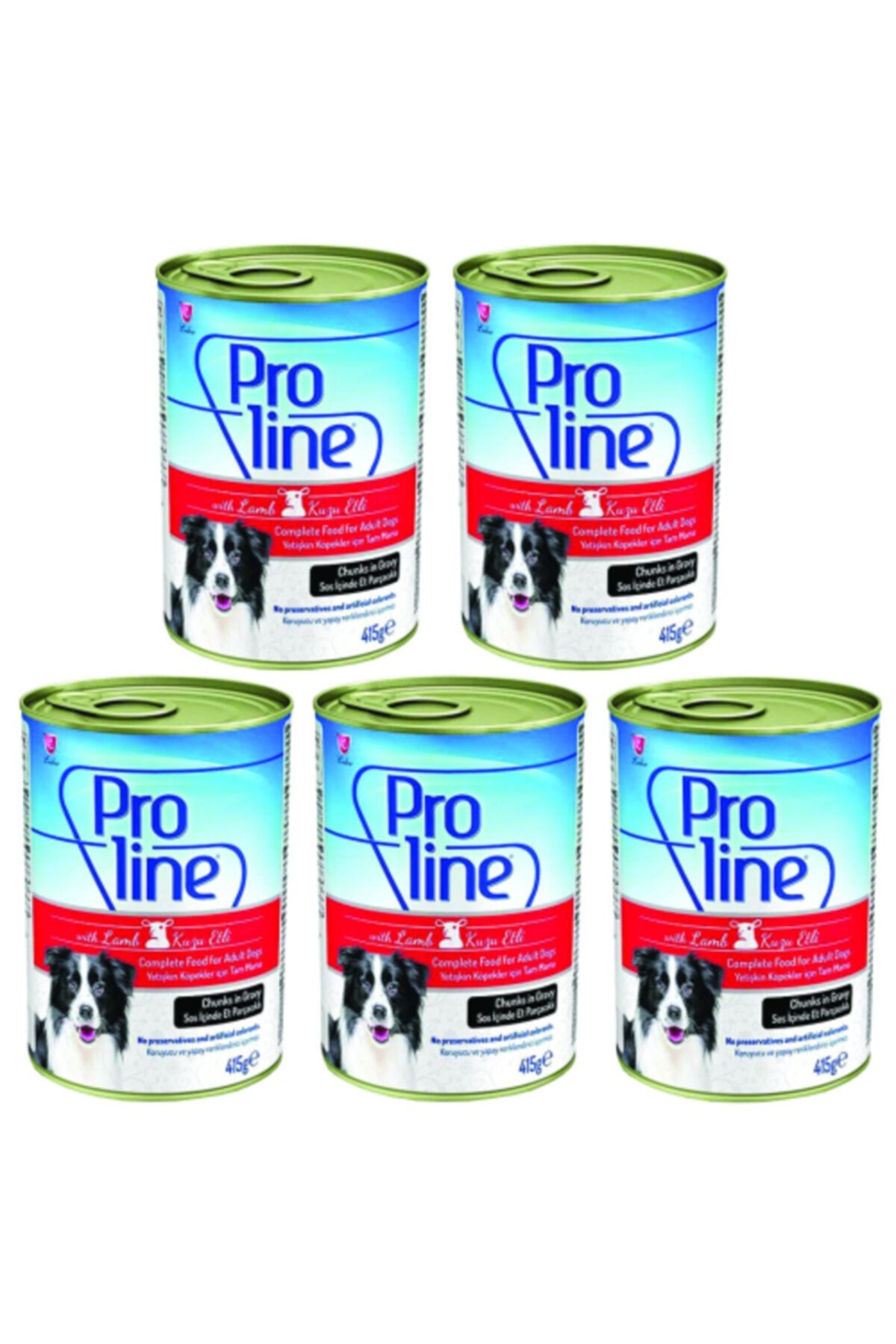 Pro Line Proline Kuzu Etli Yetişkin Köpek Konservesi 5 Adet - 415 Gram