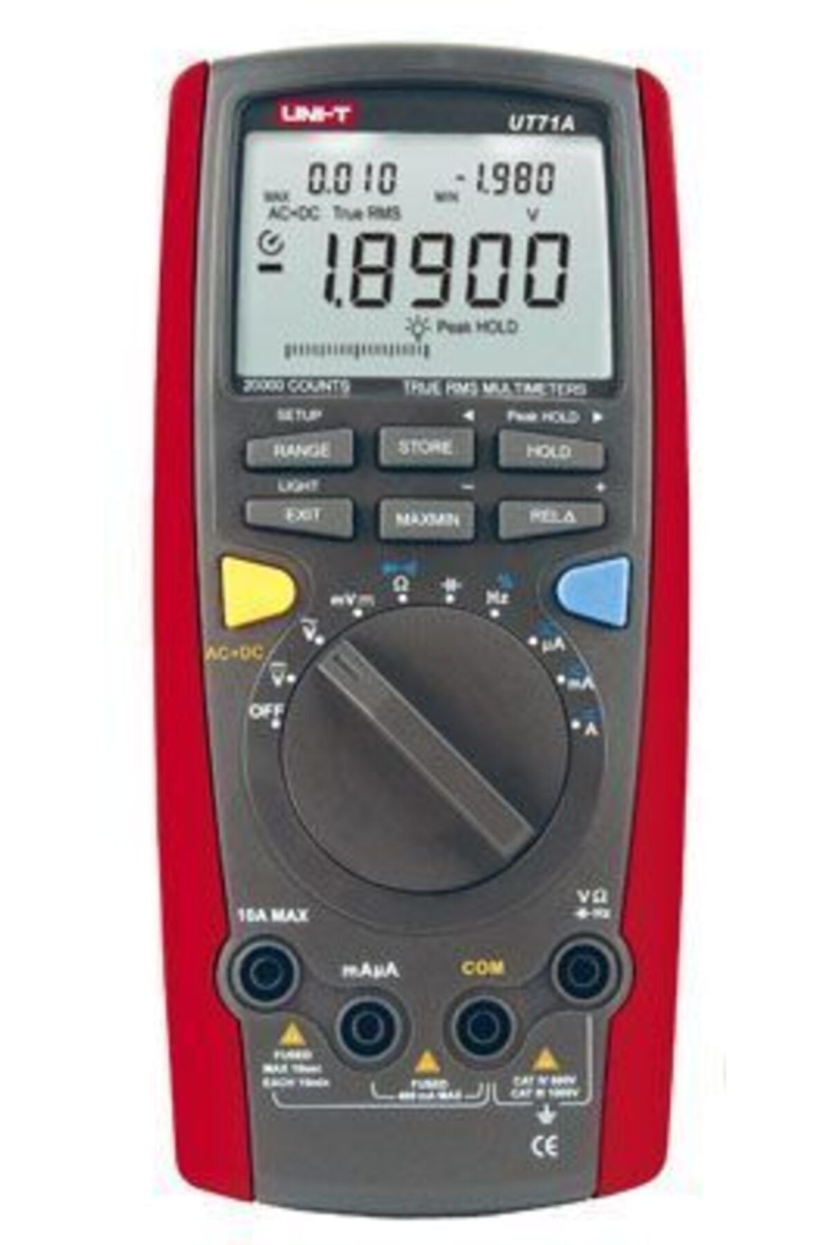 DIGERUI Unit Ut71a Usb Bağlantılı True Rms Multimetre