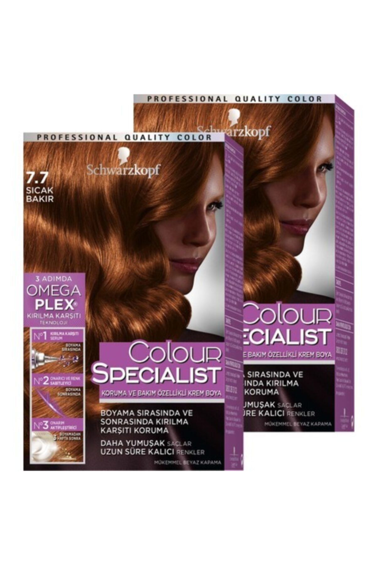 Colour Specialist Schwarzkopf 7-7 Sıcak Bakır X 2 Adet