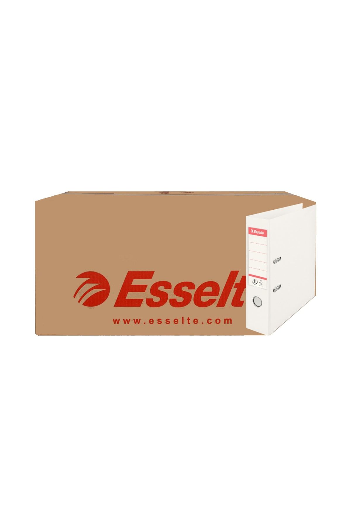 Esselte Geniş Plastik Klasör (9940) Beyaz 24 Lü Koli
