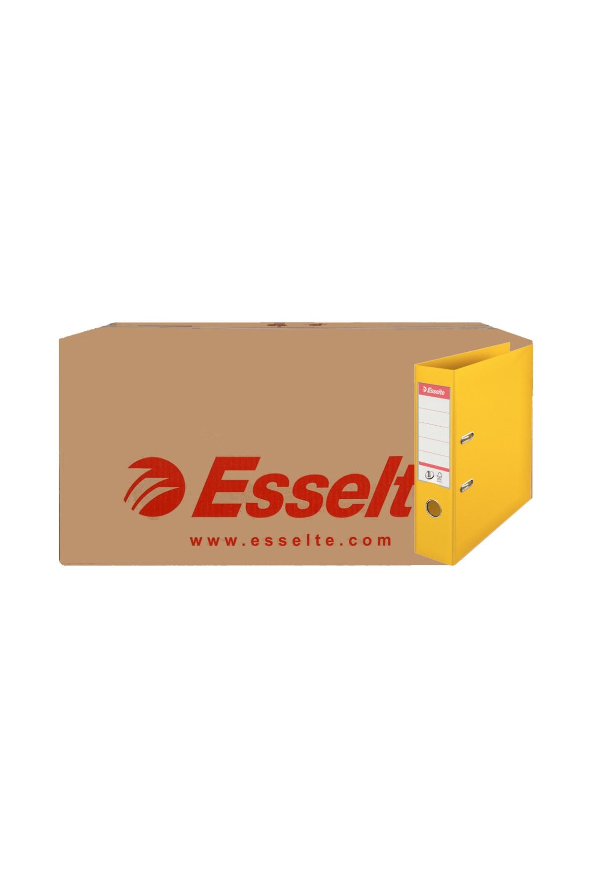 Esselte Geniş Plastik Klasör (9940) Sarı 24 Lü Koli