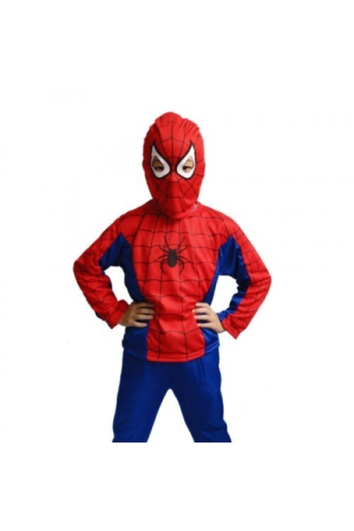 BAT Unisex Çocuk Kırmızı Örümcek Adam Kostümü