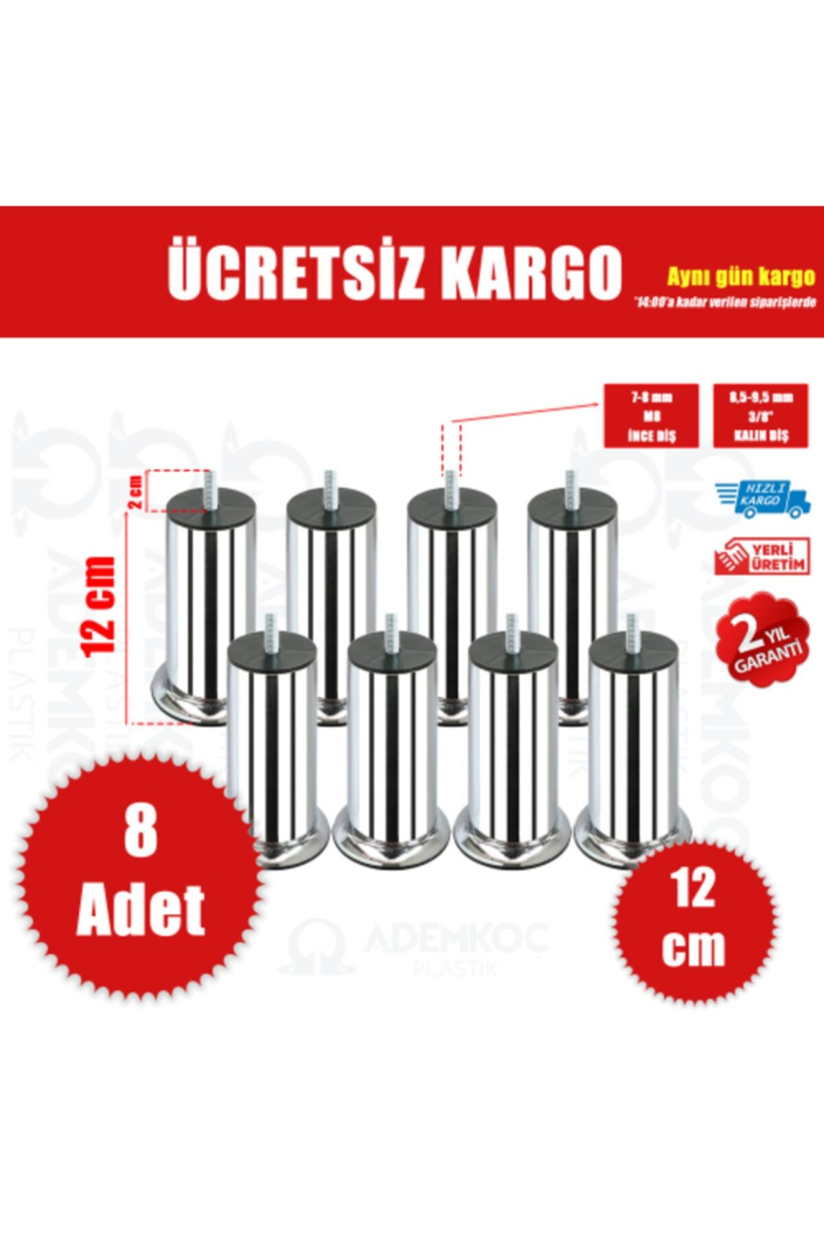 adem koc 12 cm baza ayagi koltuk ayagi kanepe ayagi civatali m8 ince dis 8 adet fiyati yorumlari trendyol