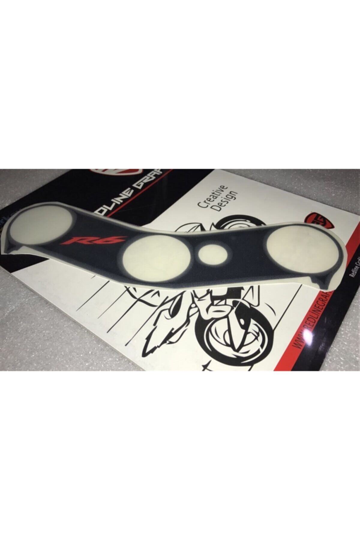 Redline Grafik Yamaha R6 Red Black Mesnet Pedi Gidon Pad