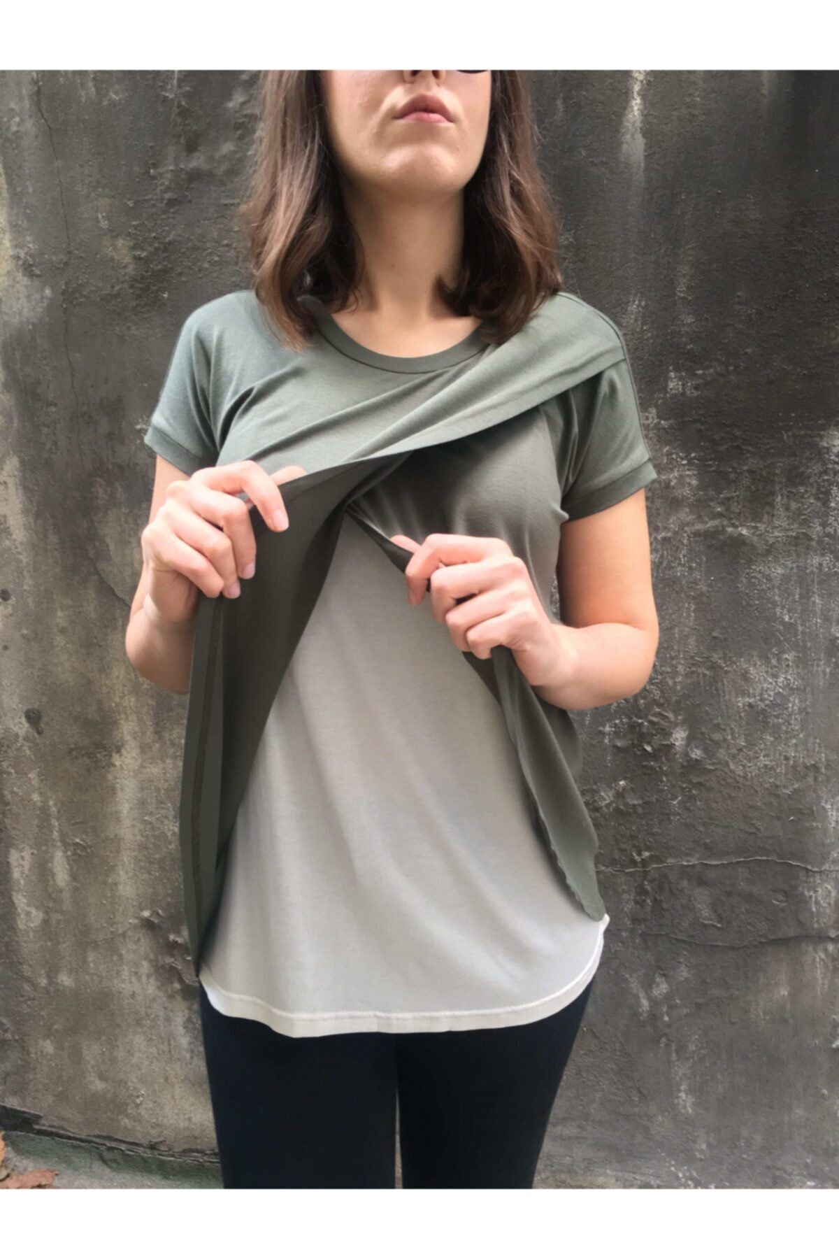 Enna Kadın Yeşil Larix T-shirt