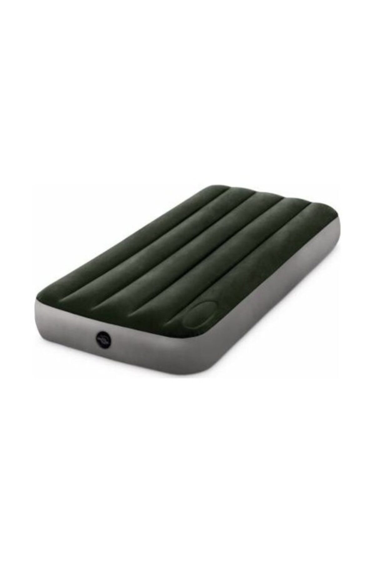 SmartFox Intex Dura - Beam 64760 Tek Kişilik Ev Kamp Yatağı Ayak Pompalı Yeşil - Gri
