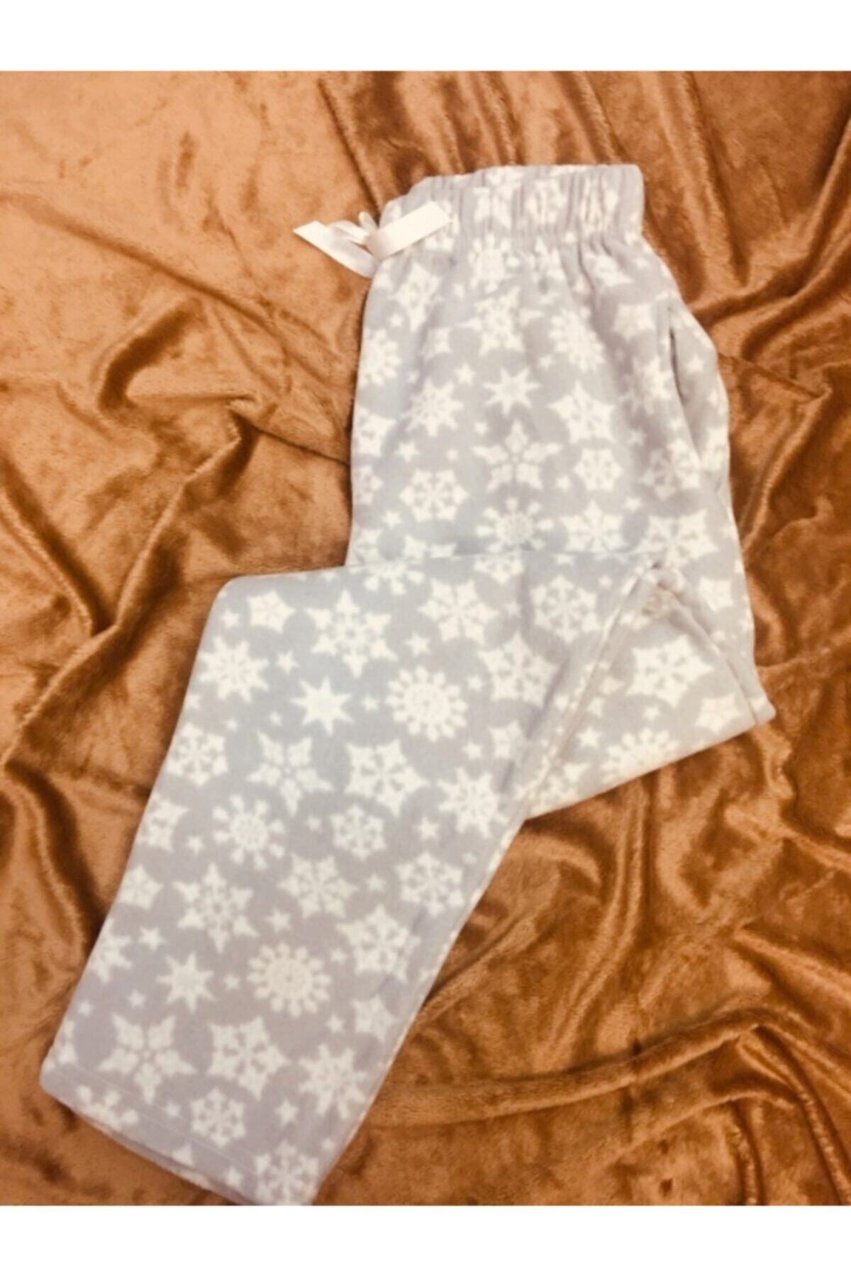 Altınay Kar Tanesi Desenli Kadın Pijama Altı