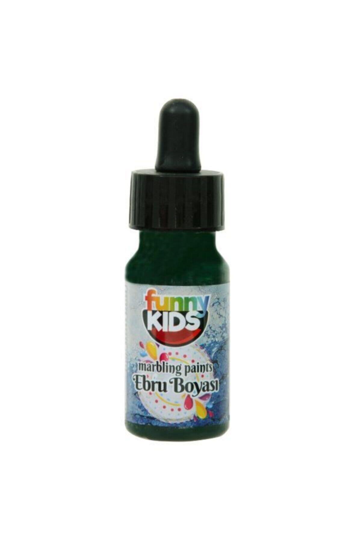 Rich Funny Kids Damlalıklı Ebru Boyası Yeşil 30cc