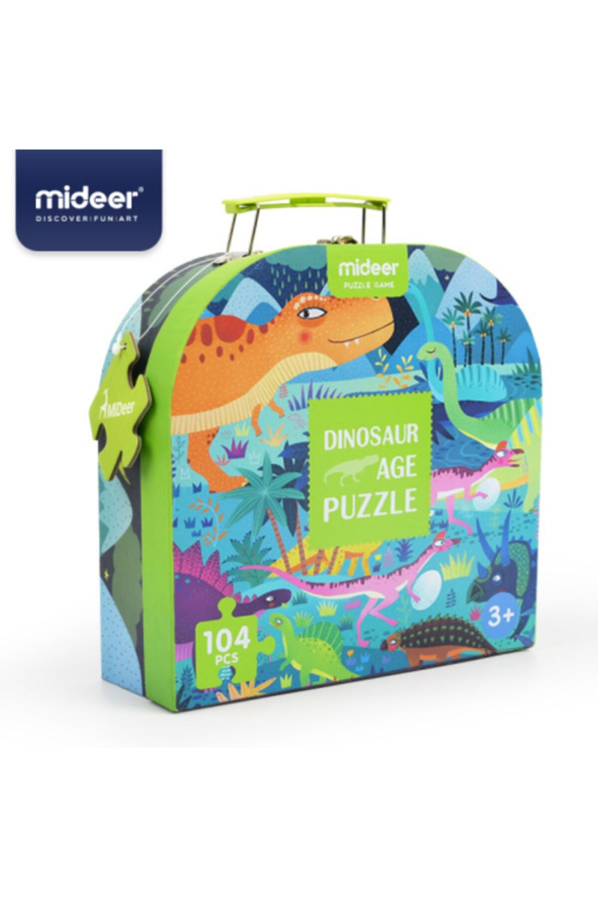 Mideer Gift Box Puzzle – Dinozor Çağı - Çantalı Puzzle Set