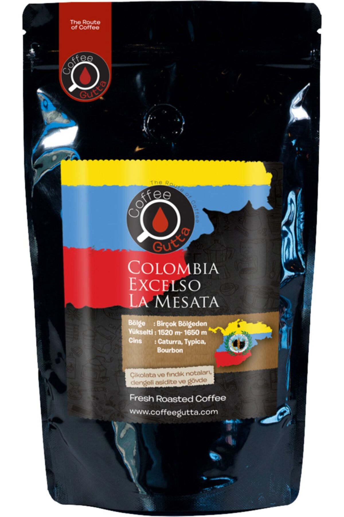 Coffee Gutta Colombia Excelso La Mesata 250gr | Çekirdek Kahve