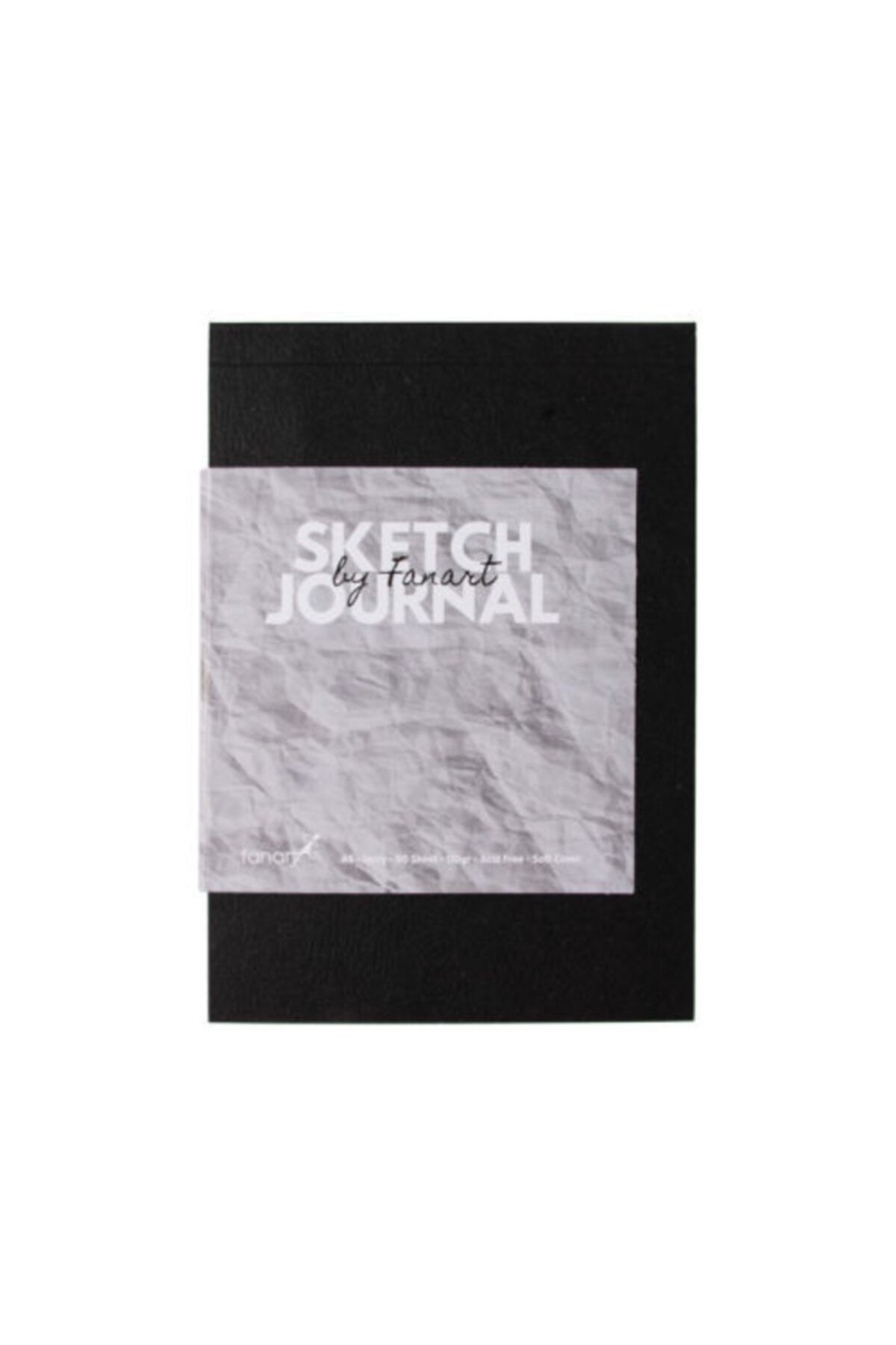 Fanart Sketch Journal Ivory Kağıt Eskiz Çizim Defteri Siyah Kapak A6 110 Gr 60 Yp.