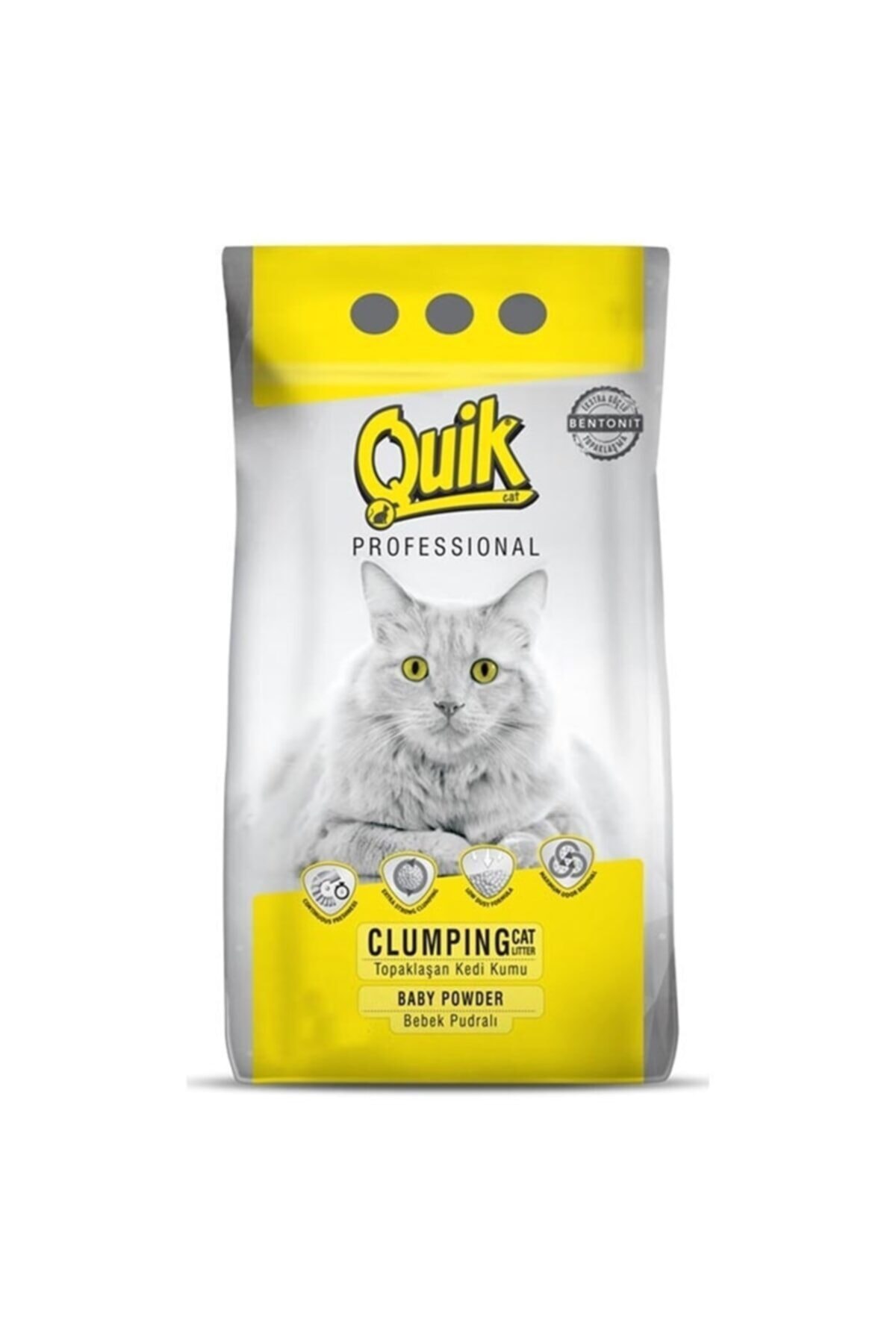 Quik Bentonit 5 Lt Ince 4lü Kutu (pudra Kokulu)