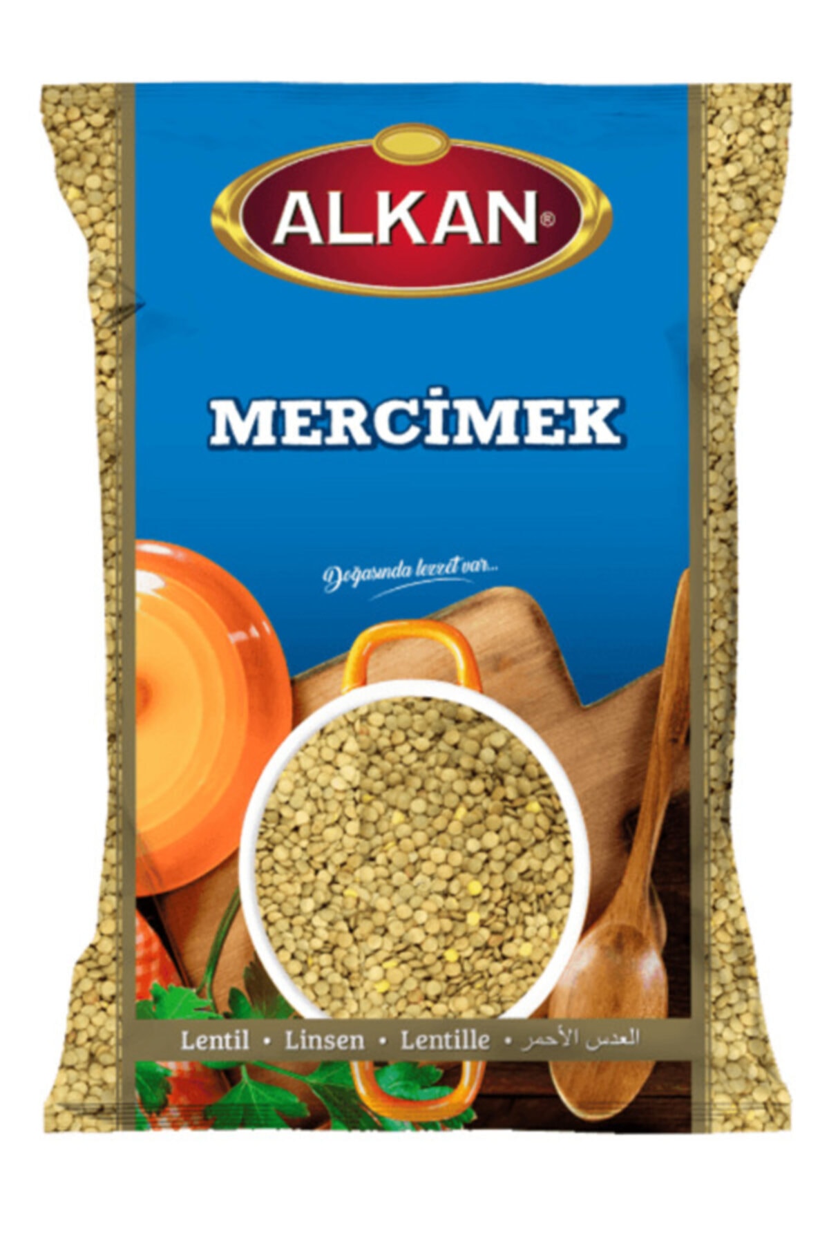 Alkan Yeşil Mercimek 1 Kg
