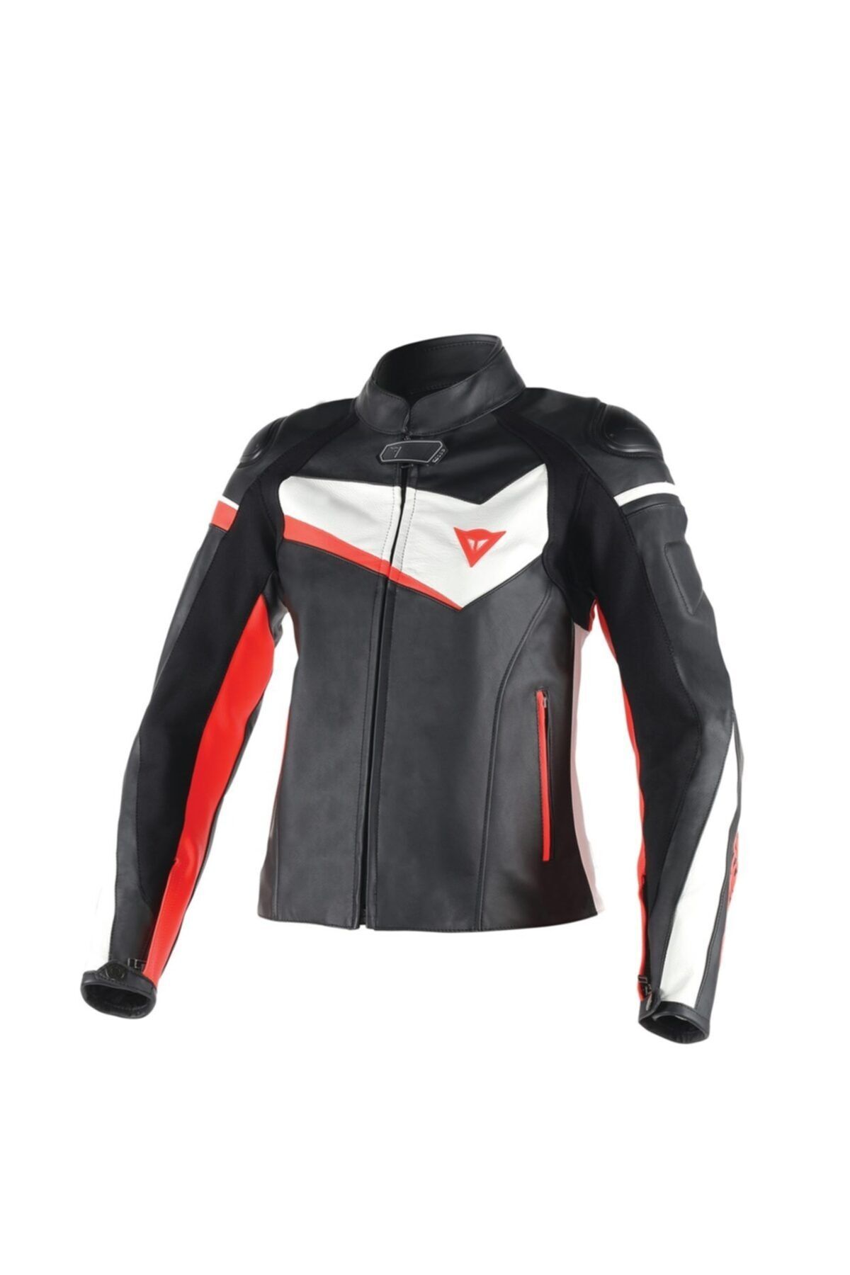Dainese Veloster Lady Deri Mont Black White Fluo Red