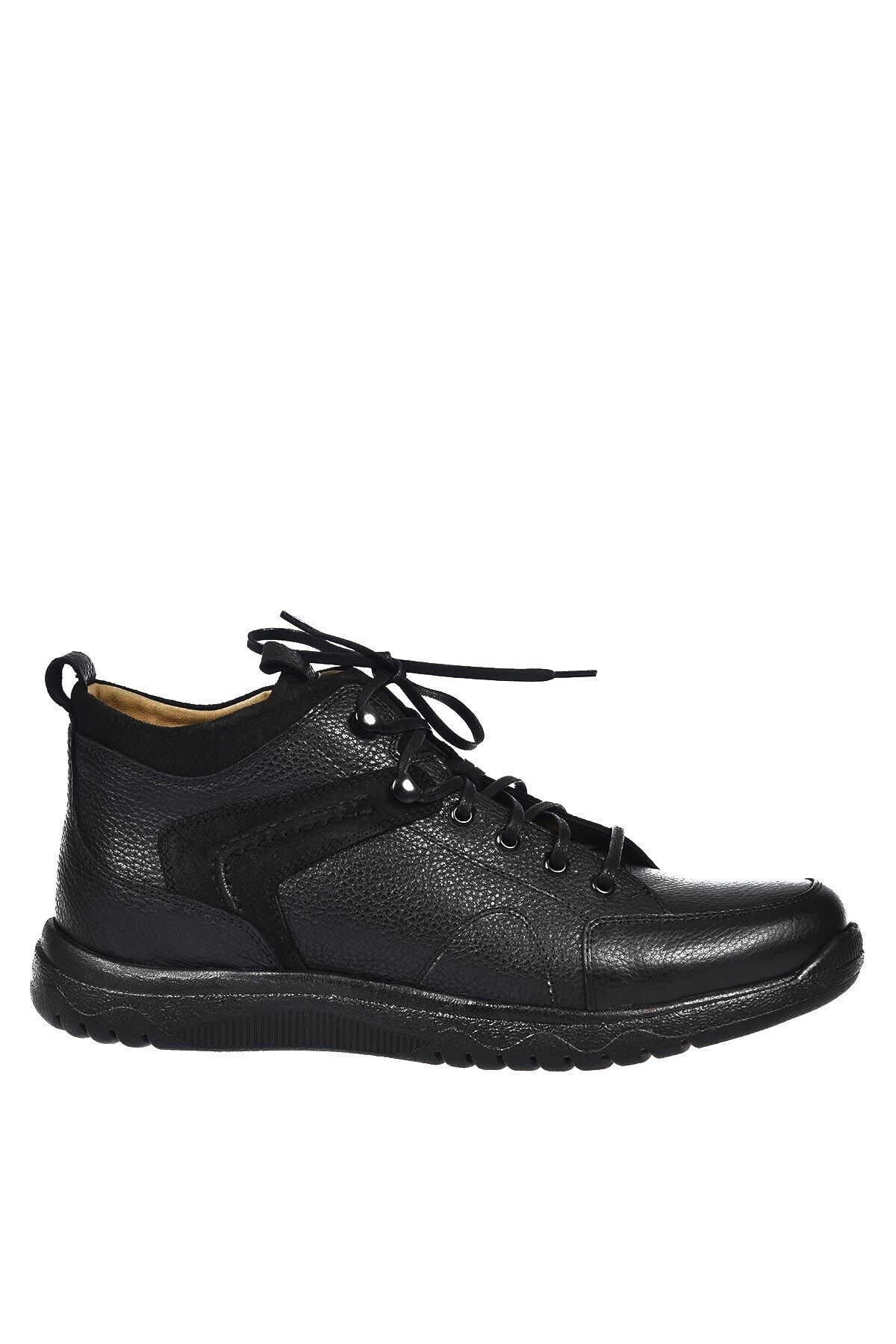 Dr.Flexer 152001 Hakiki Deri Erkek Comfort Bot Siyah