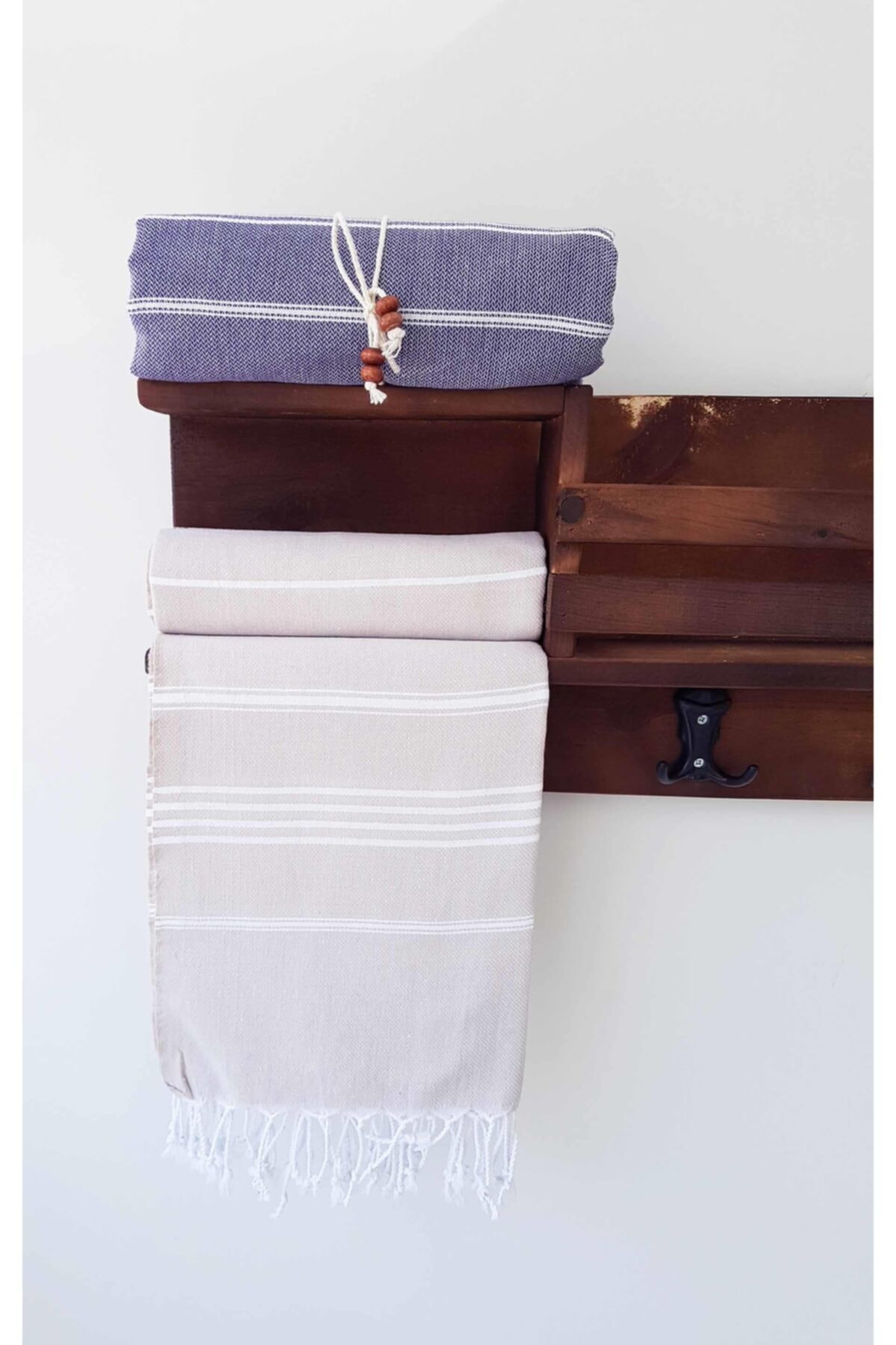 Wellstil 2'li Sultan Peştamal Set Açıkkahve/lila