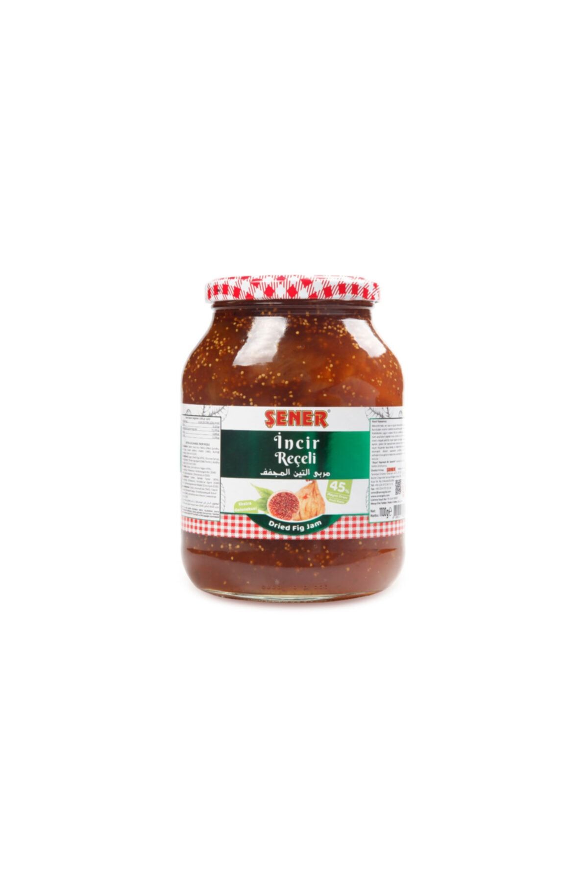 Şener Reçel 1100 Gr Incir