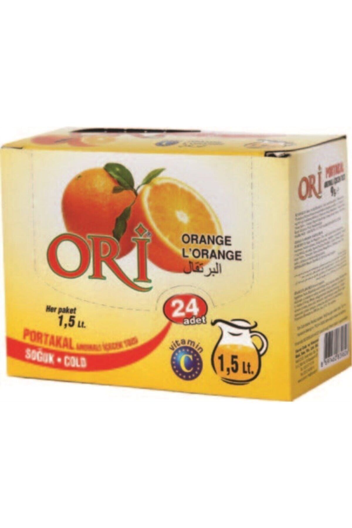 Ori Portakal Aromalı Soğuk Içecek Tozu 9 Gr X 24 Paket