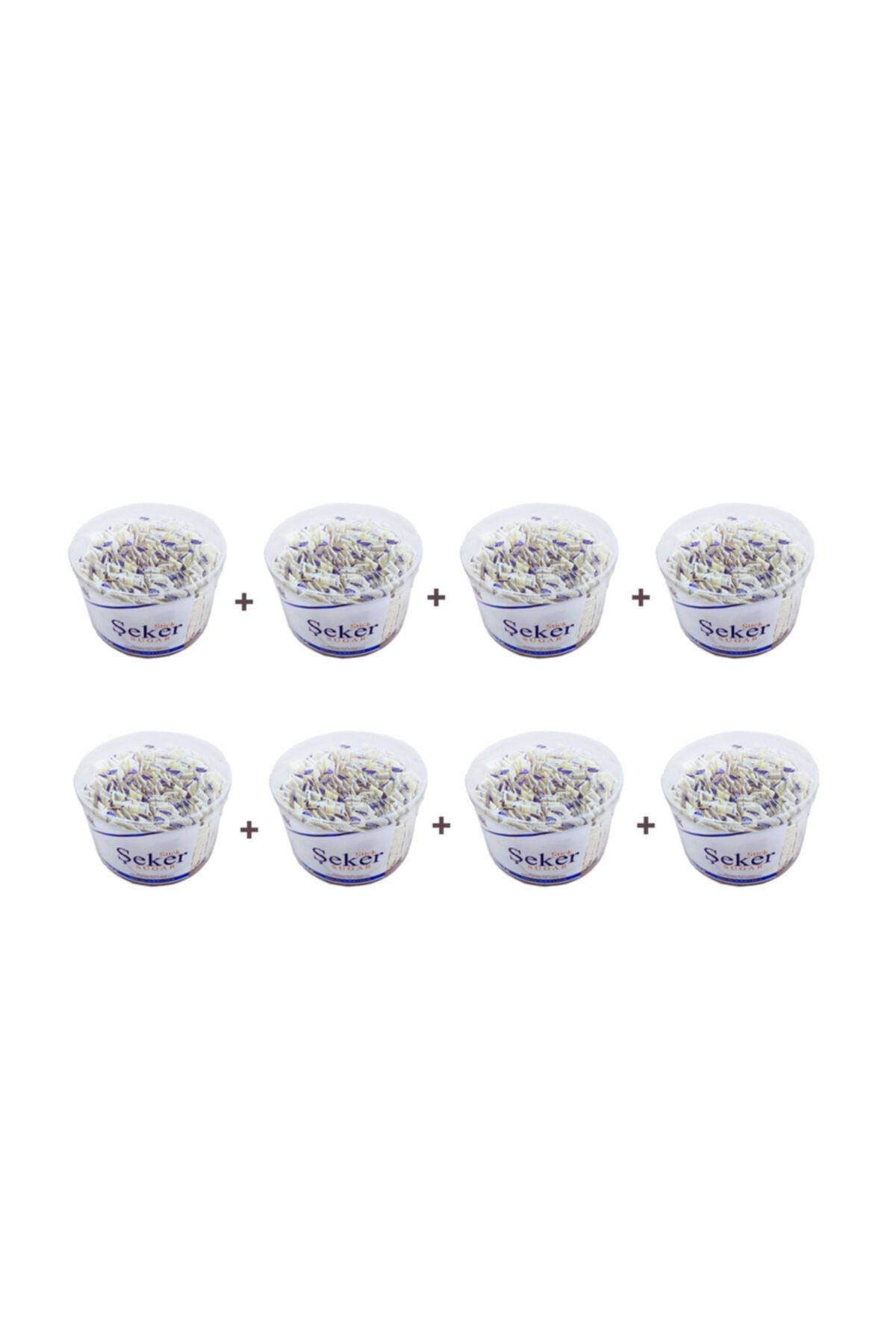 Doruk Stick (fişek) Şeker 3 Gr'lık Hijyenik Tek Kullanımlık Paketlerde Plastik Asetat Kutu 600 Gr X 8 Ad