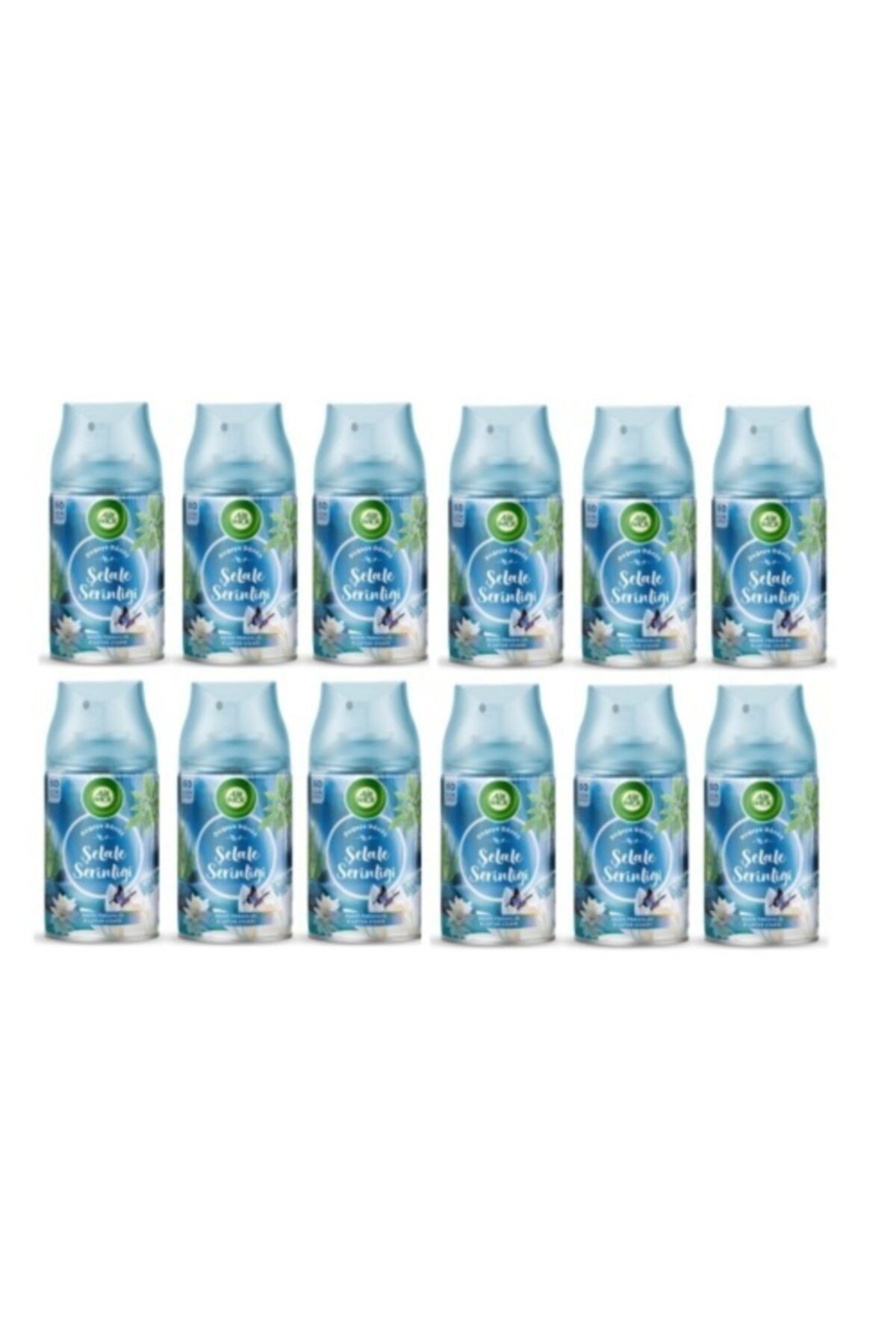 Air Wick Doğaya Dönüş Şelale Serinliği Yedek Sprey 60 Güne Kadar Ferahlık 12 Adet X 250 Ml