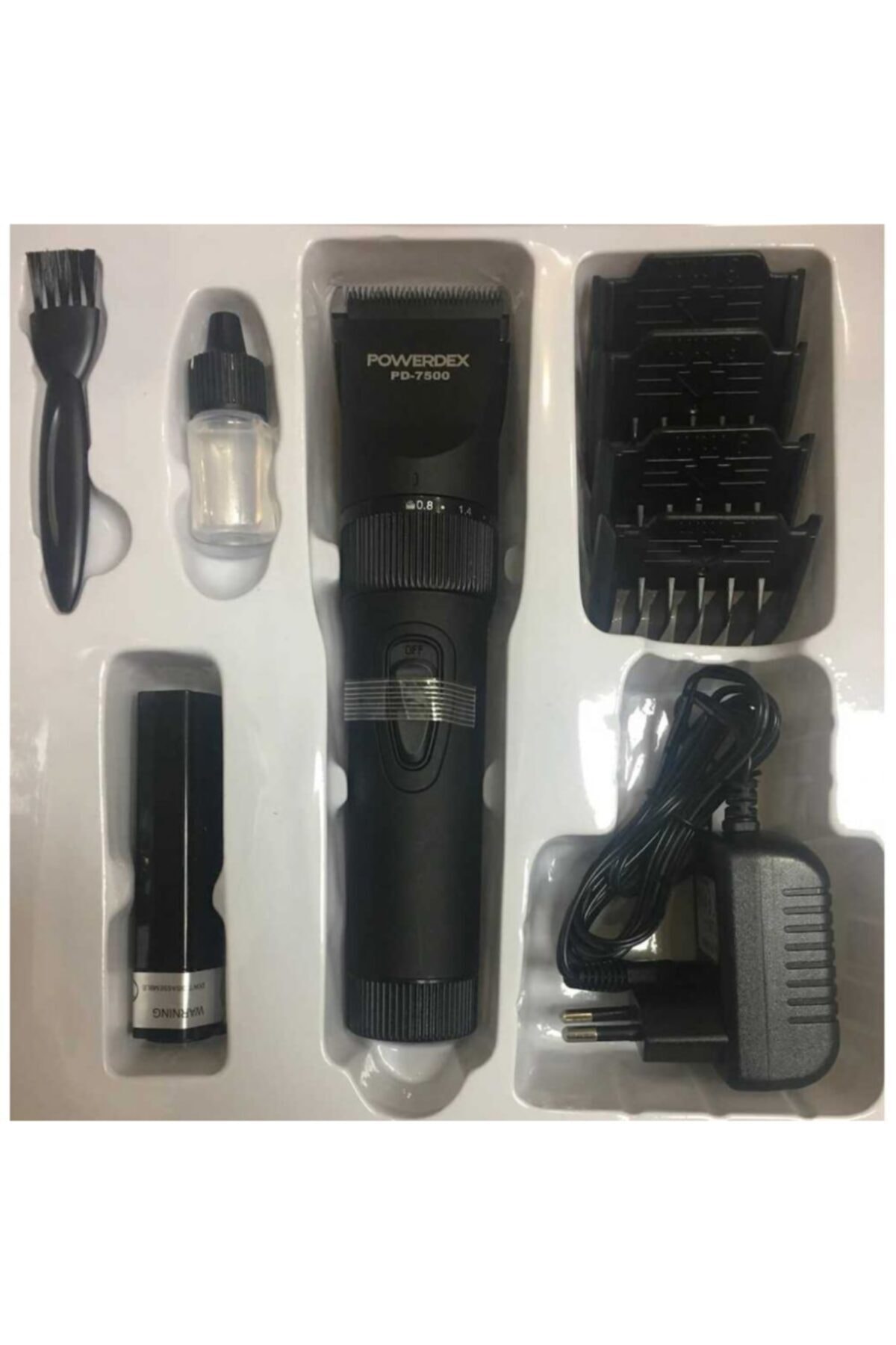 SIMER Powerdex Pd-7500 Şarjlı Profesyonel Çift Bataryalı Traş Makinesi