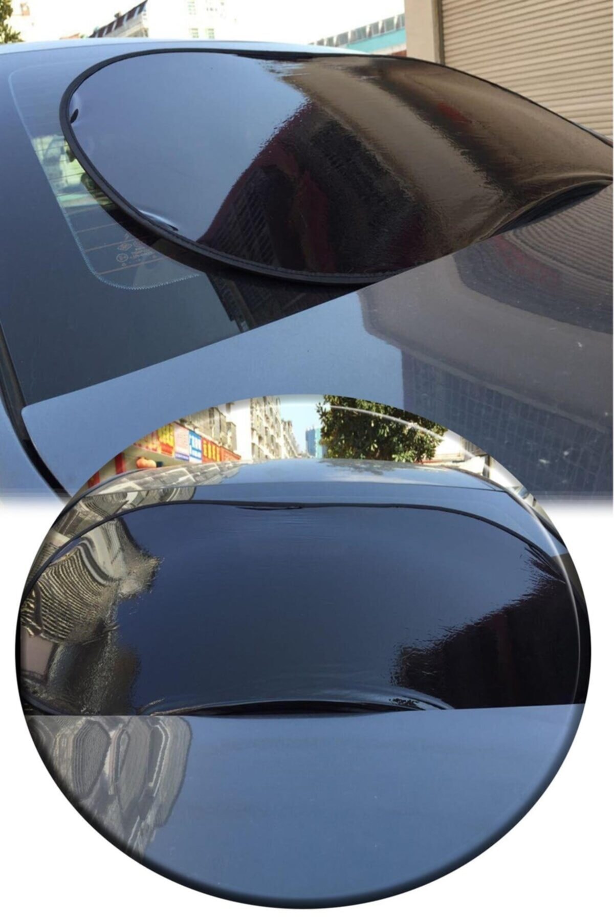 VALENTINA Kolay Yapıştırmalı Oto Ön Cam Siyah Güneşlik Filmi 100cmx50cm