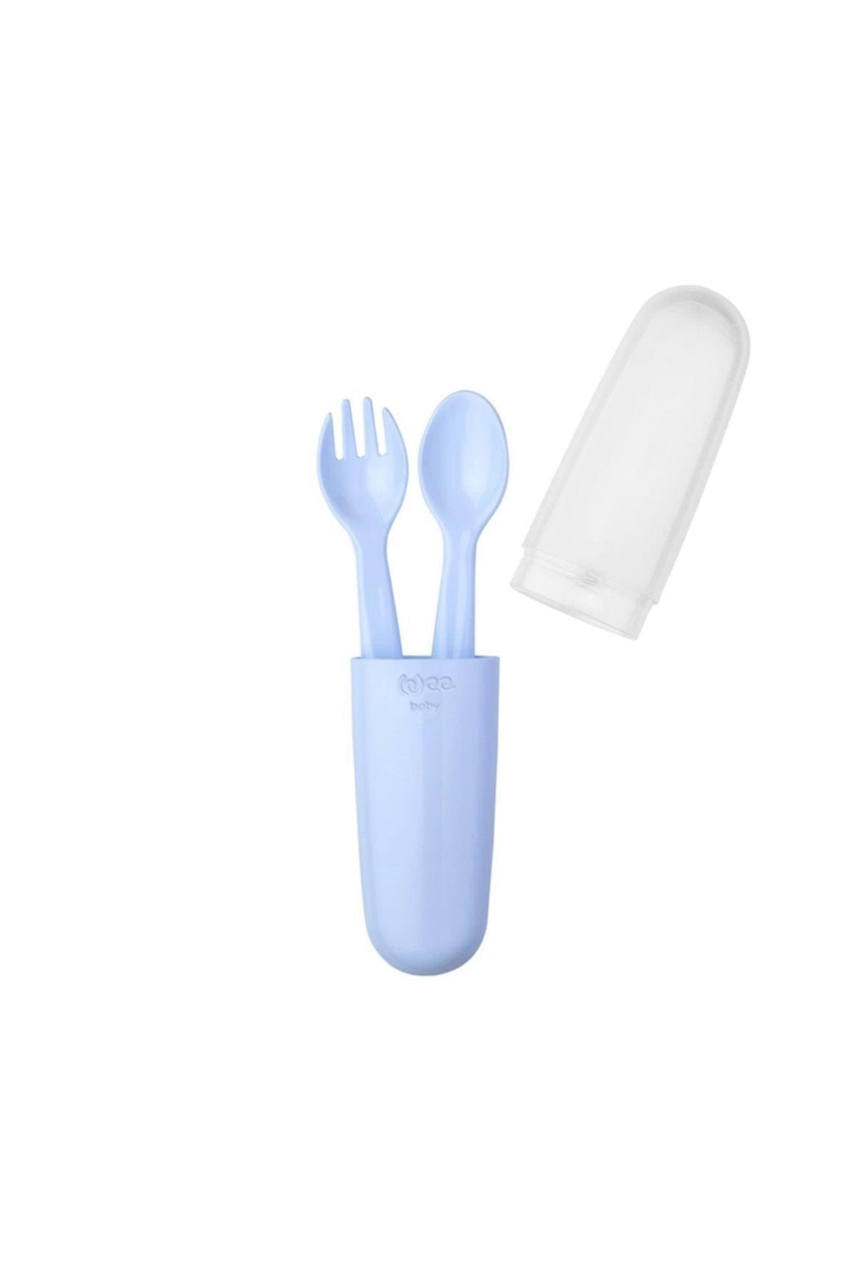 Wee Baby Çatal Kaşık Seti Mavi