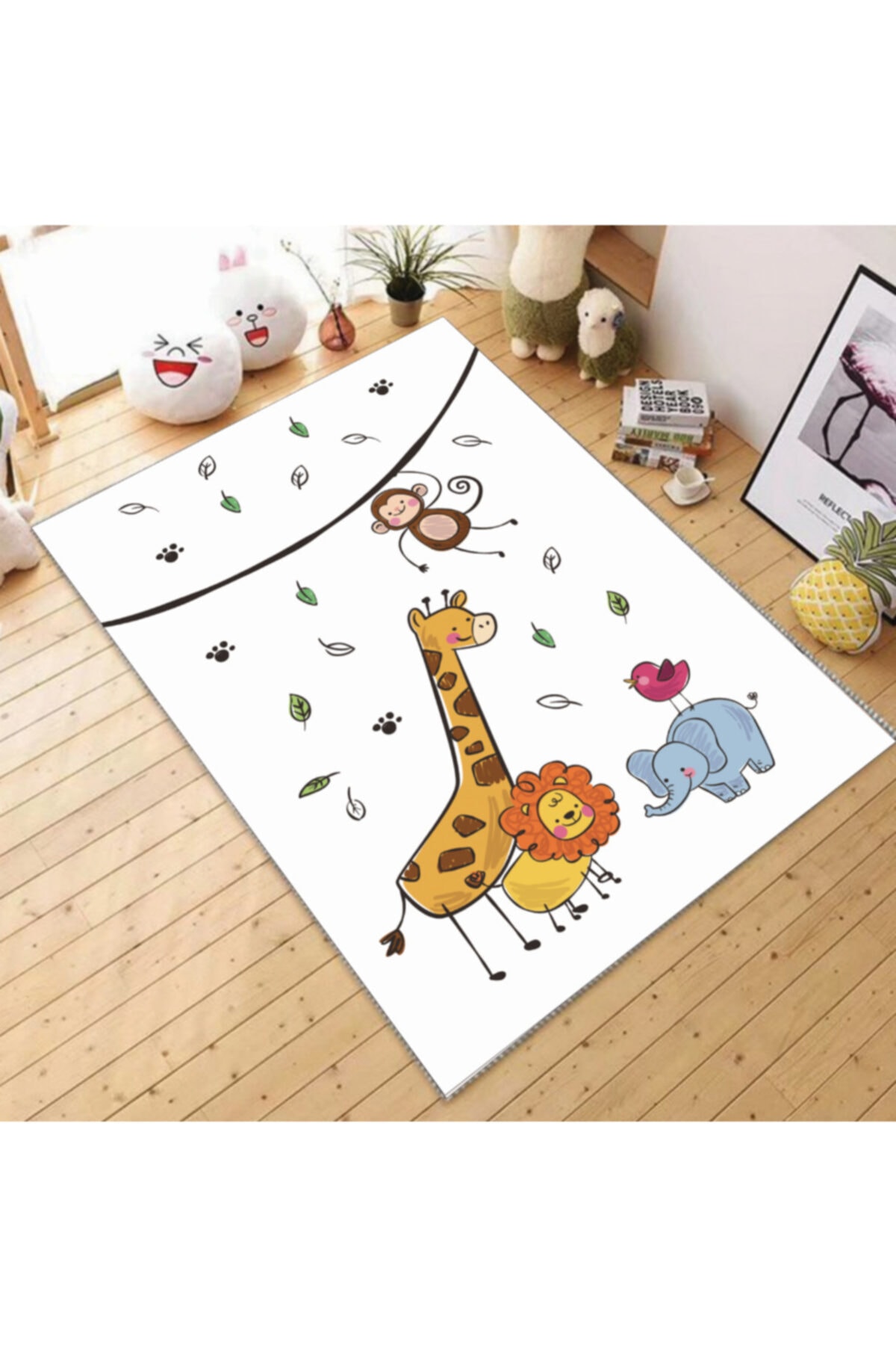 halımarkt Sevimli Hayvanlar Çocuk Odası Halısı 175x250
