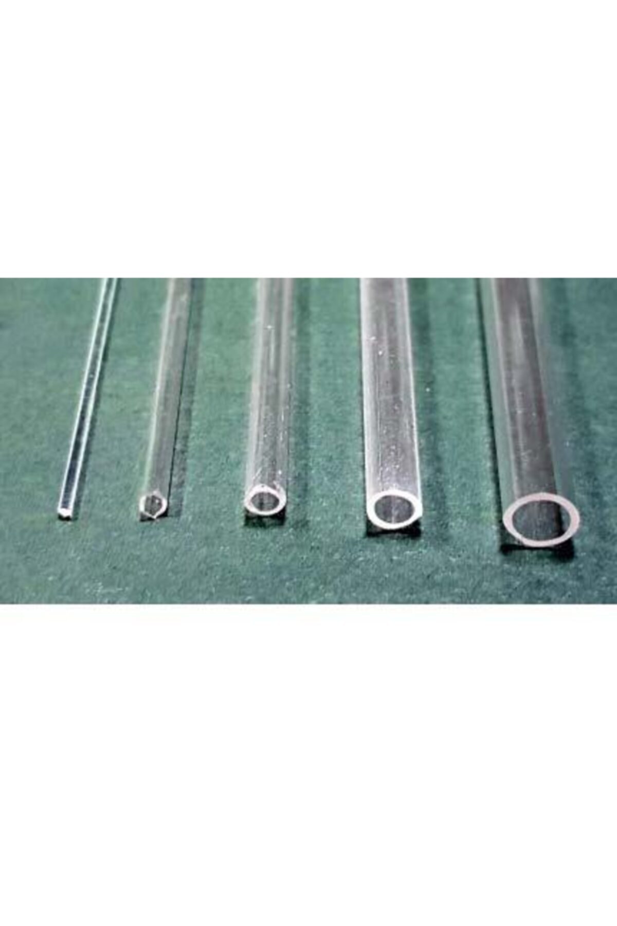VOX Akrilik Yuvarlak Çita İçi Boş 10 Adet 1 Mm  50 Cm