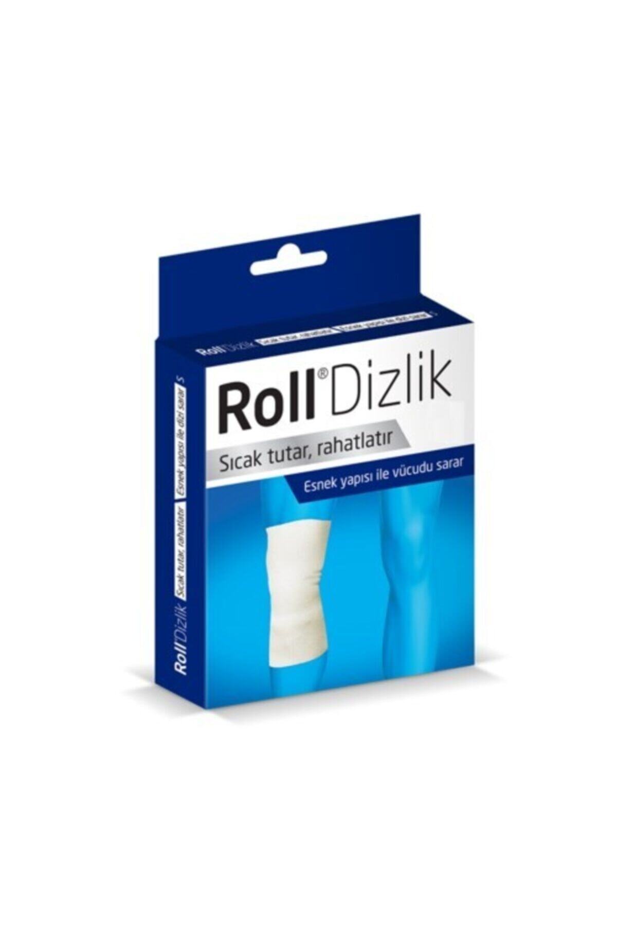 Roll Unisex Beyaz Yün Dizlik L