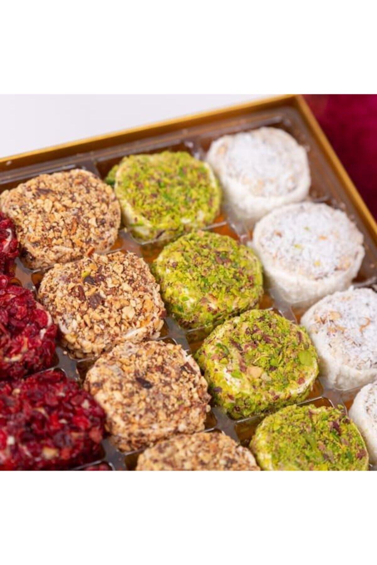 AL FAKHER Karışık 4 Çeşit Krokanlı Lokum 500 gr