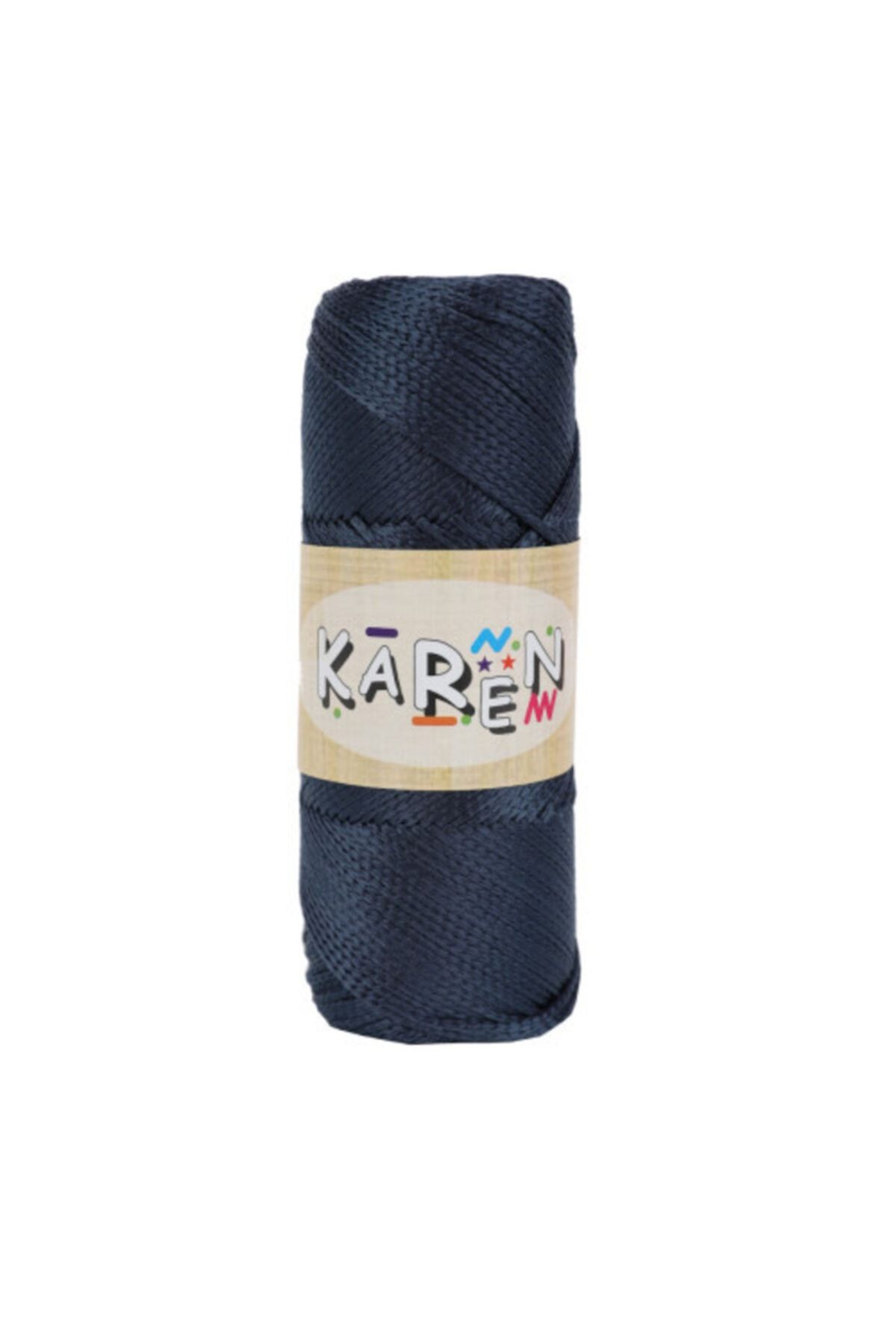 Karen Hobi Lacivert Polyester Makrome