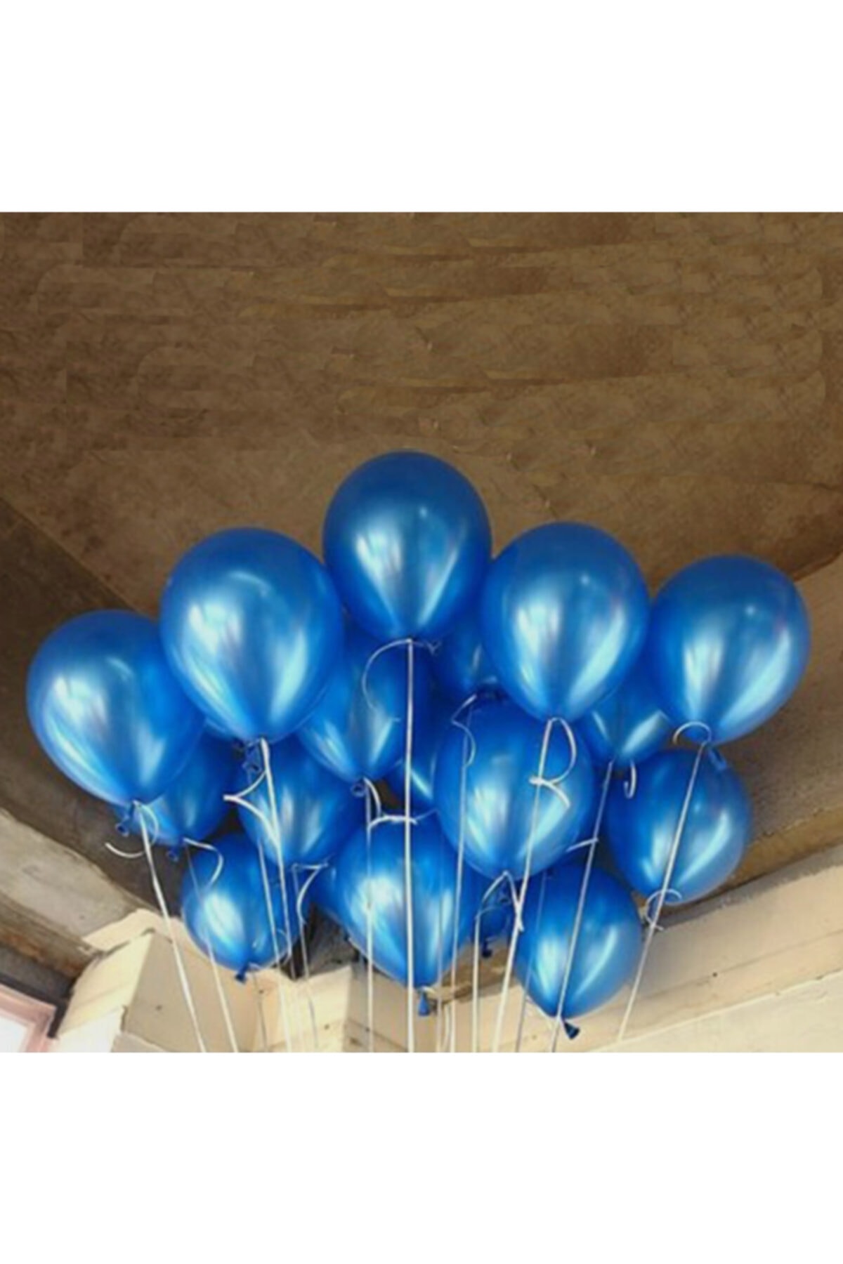 Organizasyon Pazarı 12 Inç Metalik Lacivert Balon 10'lu
