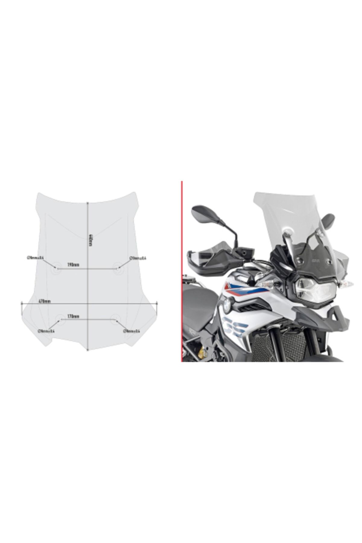 Givi Gıvı D5127s Bmw F 750 Gs - F 850 Gs (18-20) Rüzgar Siperlik