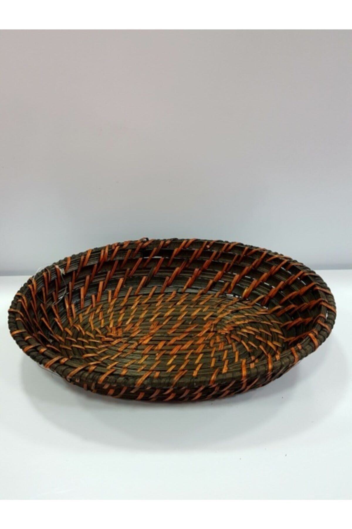 Sağlam Oval Hasır Ekmek Sepeti