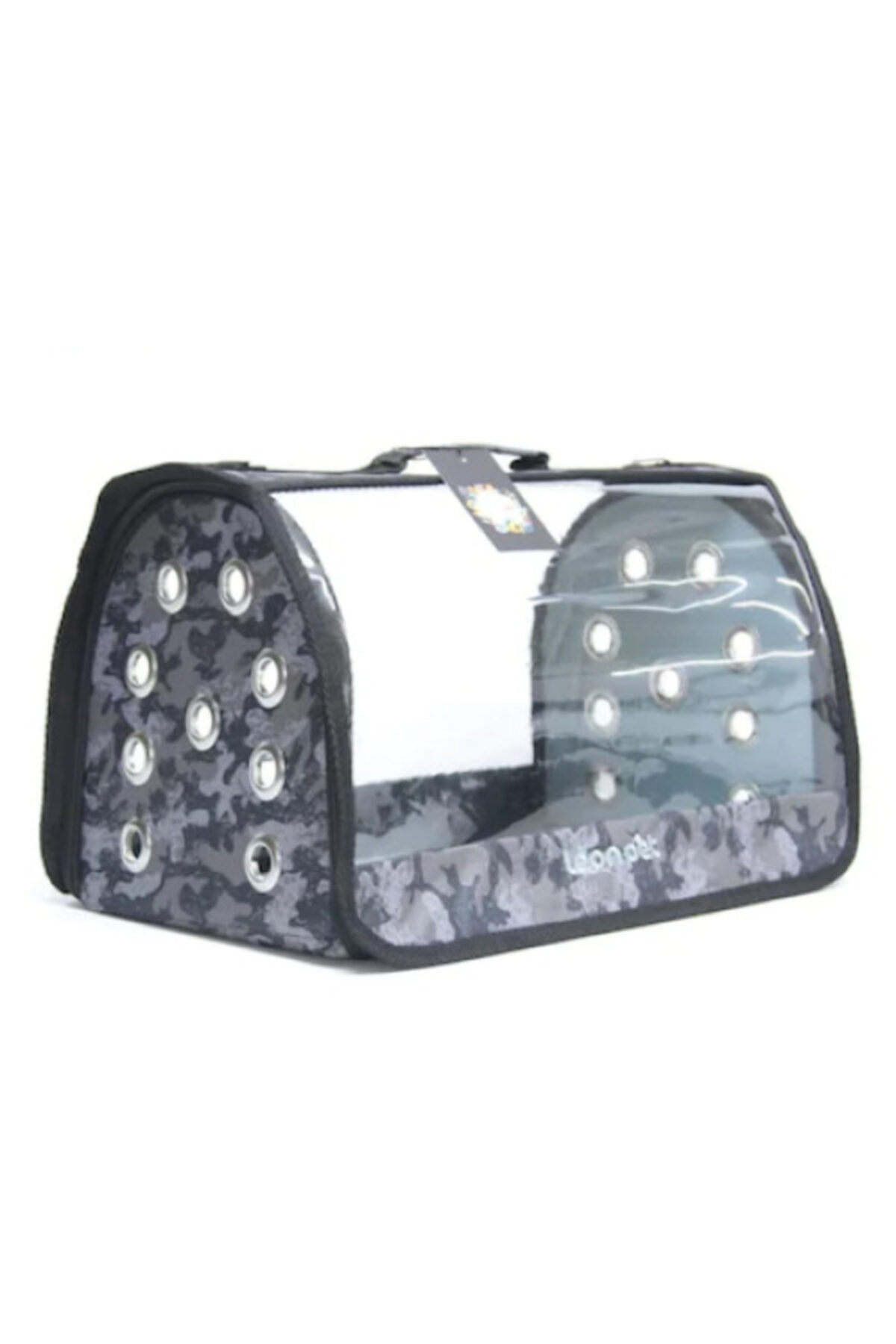 LeonPet Kedi Taşıma Çantası Leon Pet Şeffaf Flybag Kamuflaj