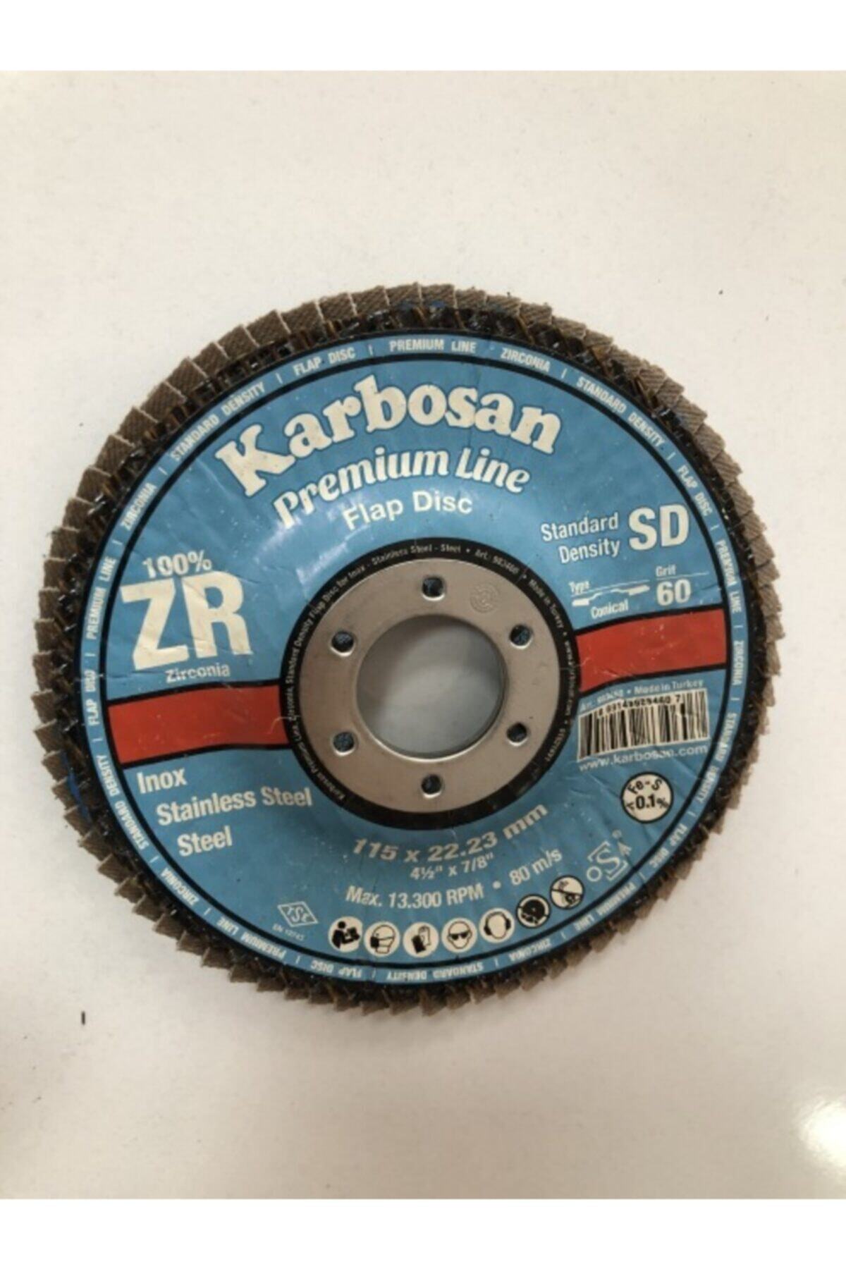 KARBOSAN Premıum Lıne Zirkonyum Flap Dısc 115x22.23 Mm